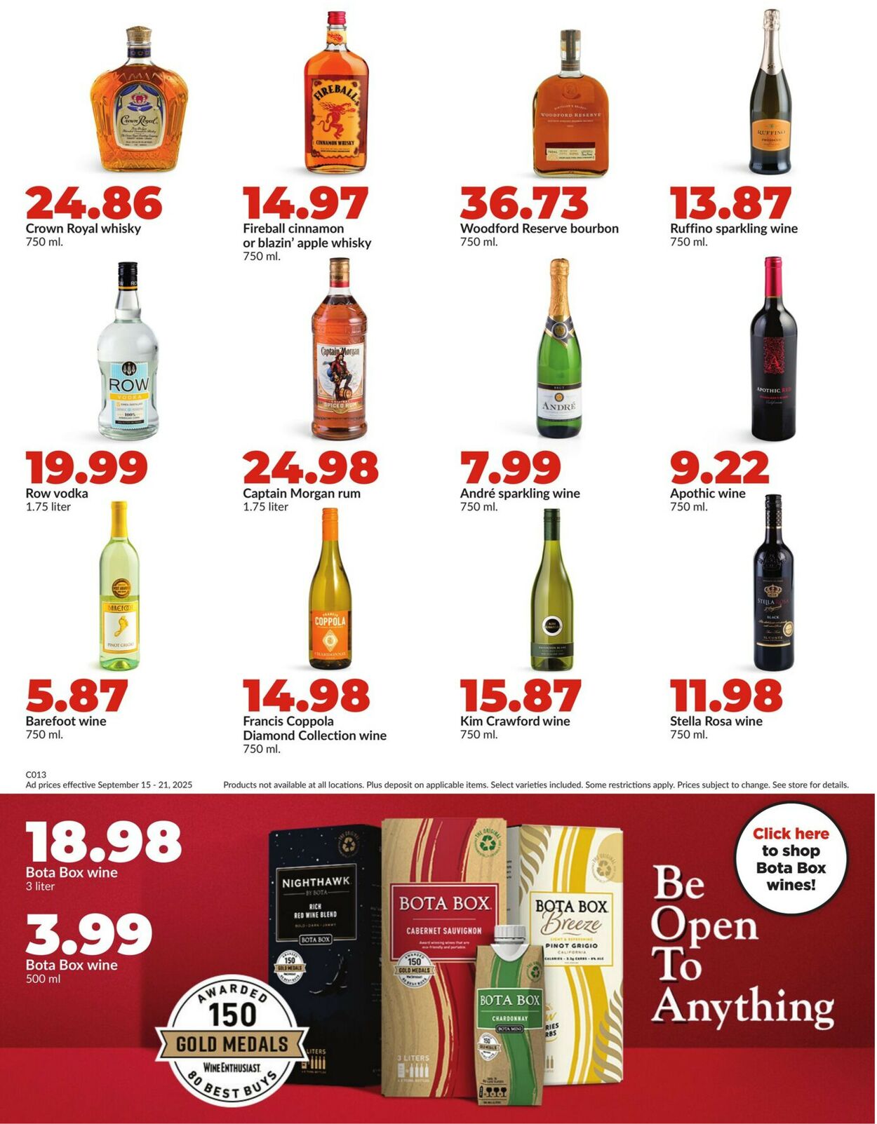 Catalogue HyVee from 09/15/2025
