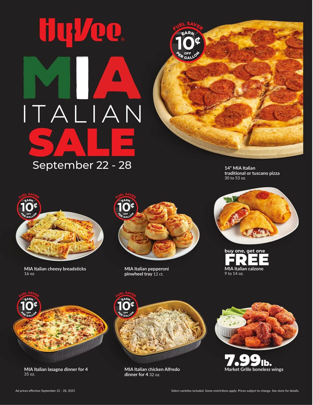 Catalogue HyVee from 09/22/2025