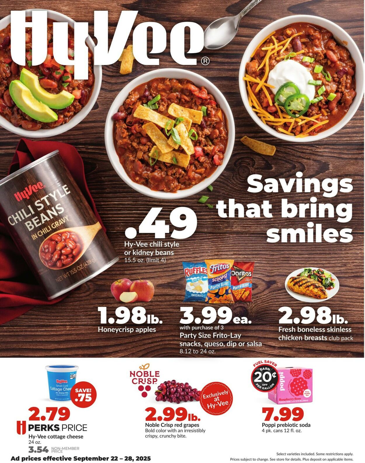 Catalogue HyVee from 09/22/2025