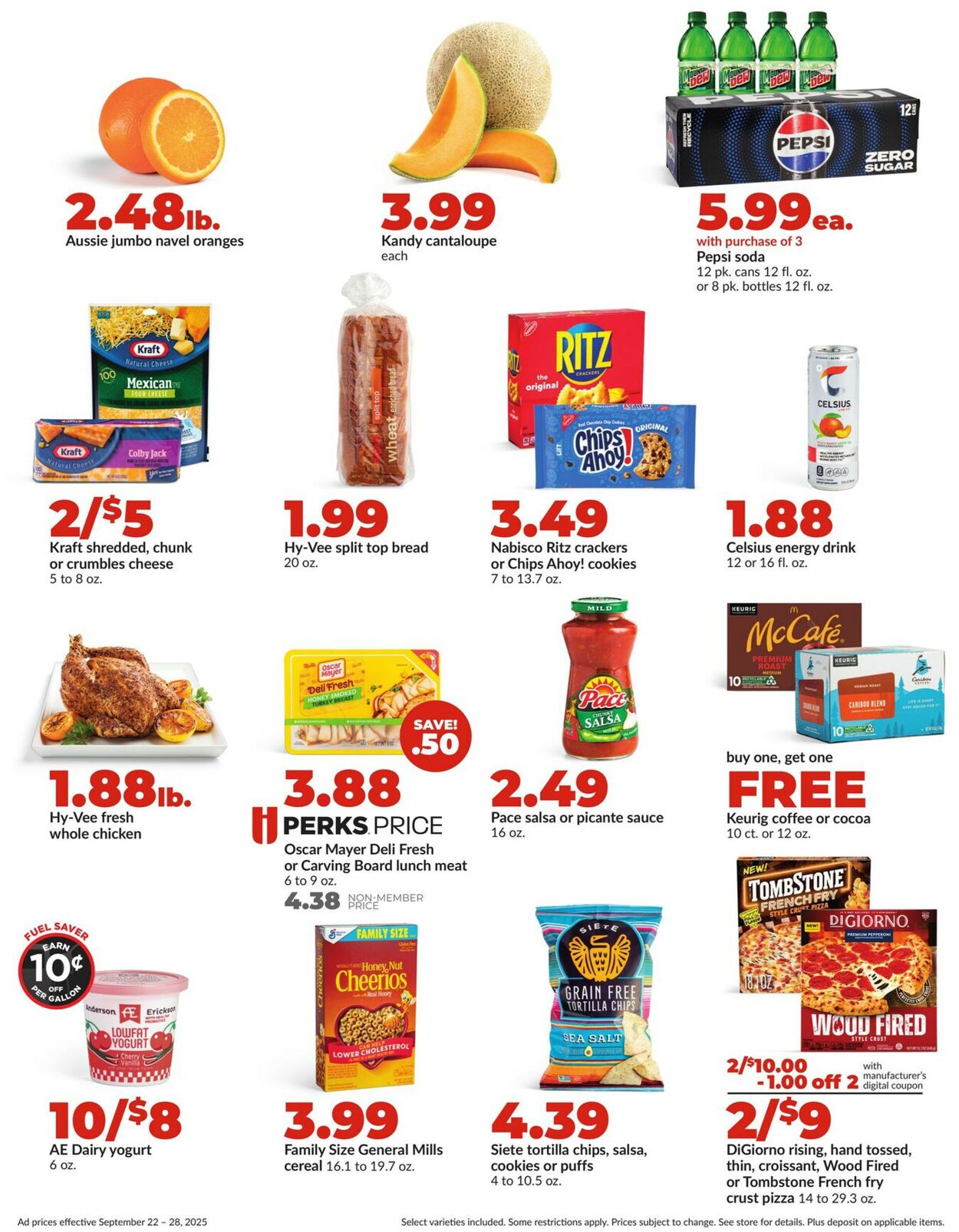 Catalogue HyVee from 09/22/2025