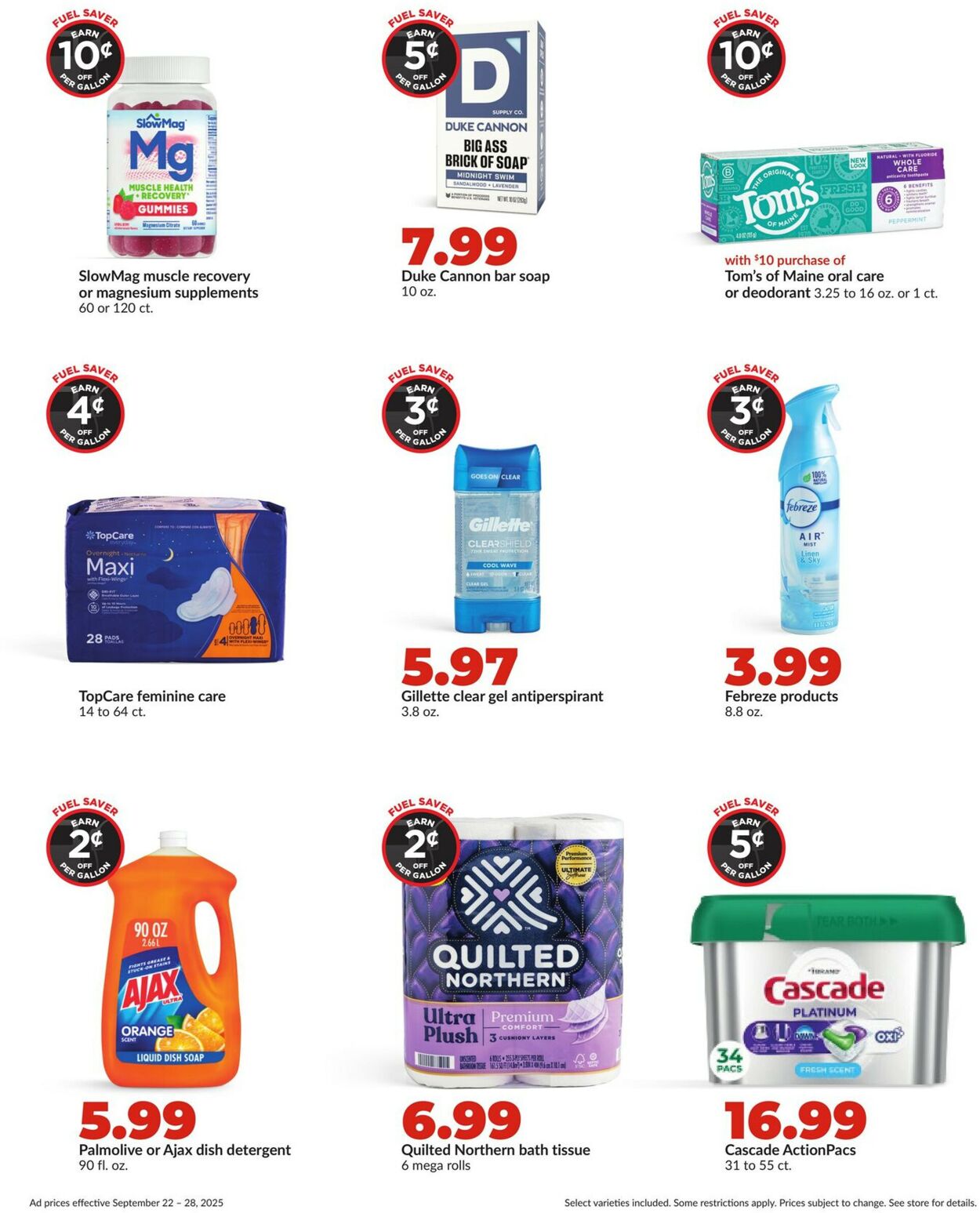 Catalogue HyVee from 09/22/2025