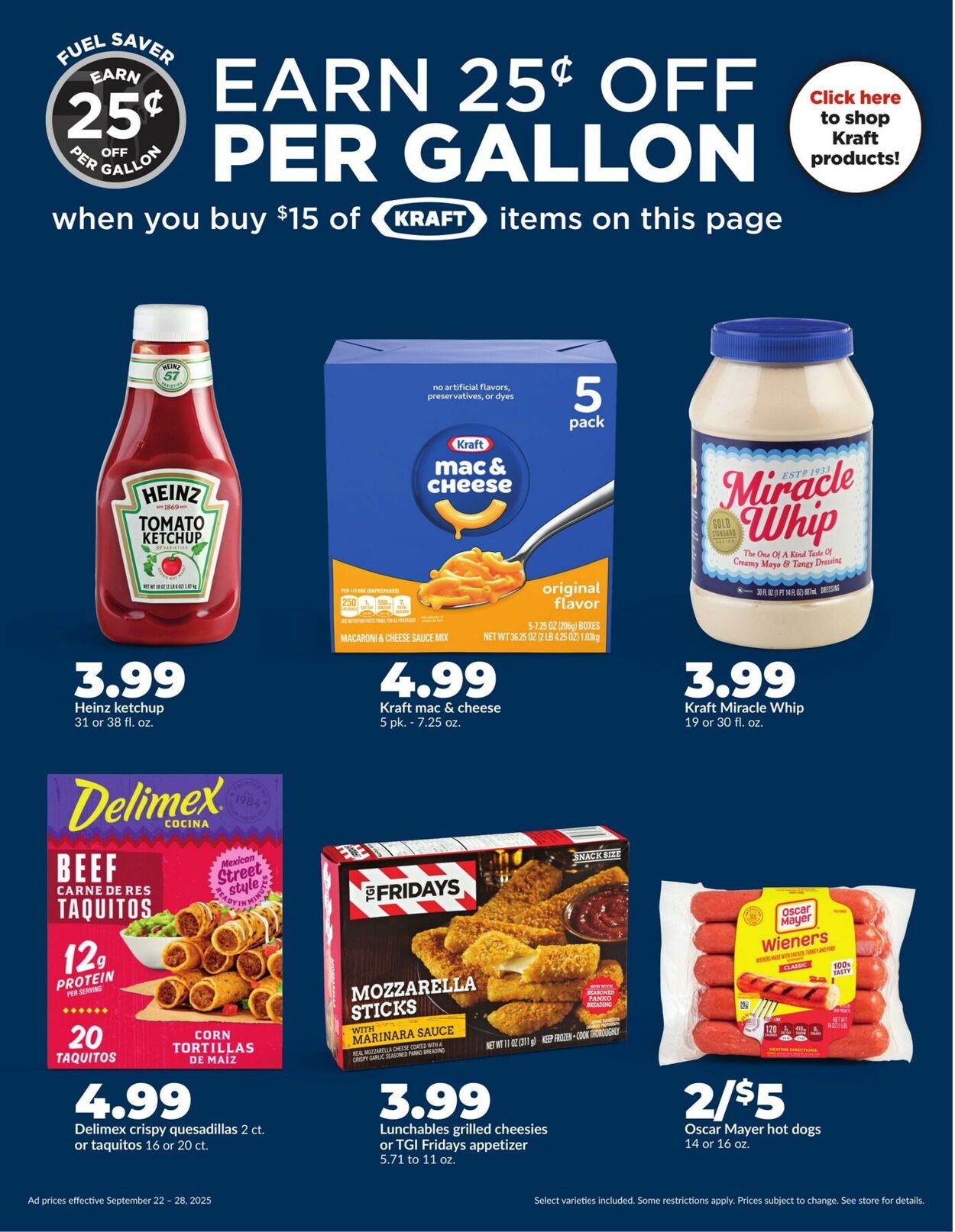 Catalogue HyVee from 09/22/2025