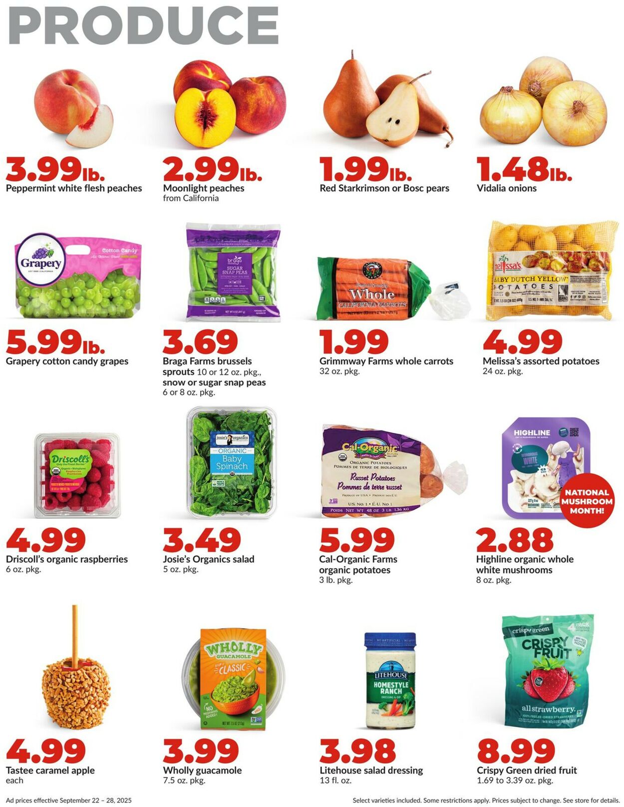 Catalogue HyVee from 09/22/2025