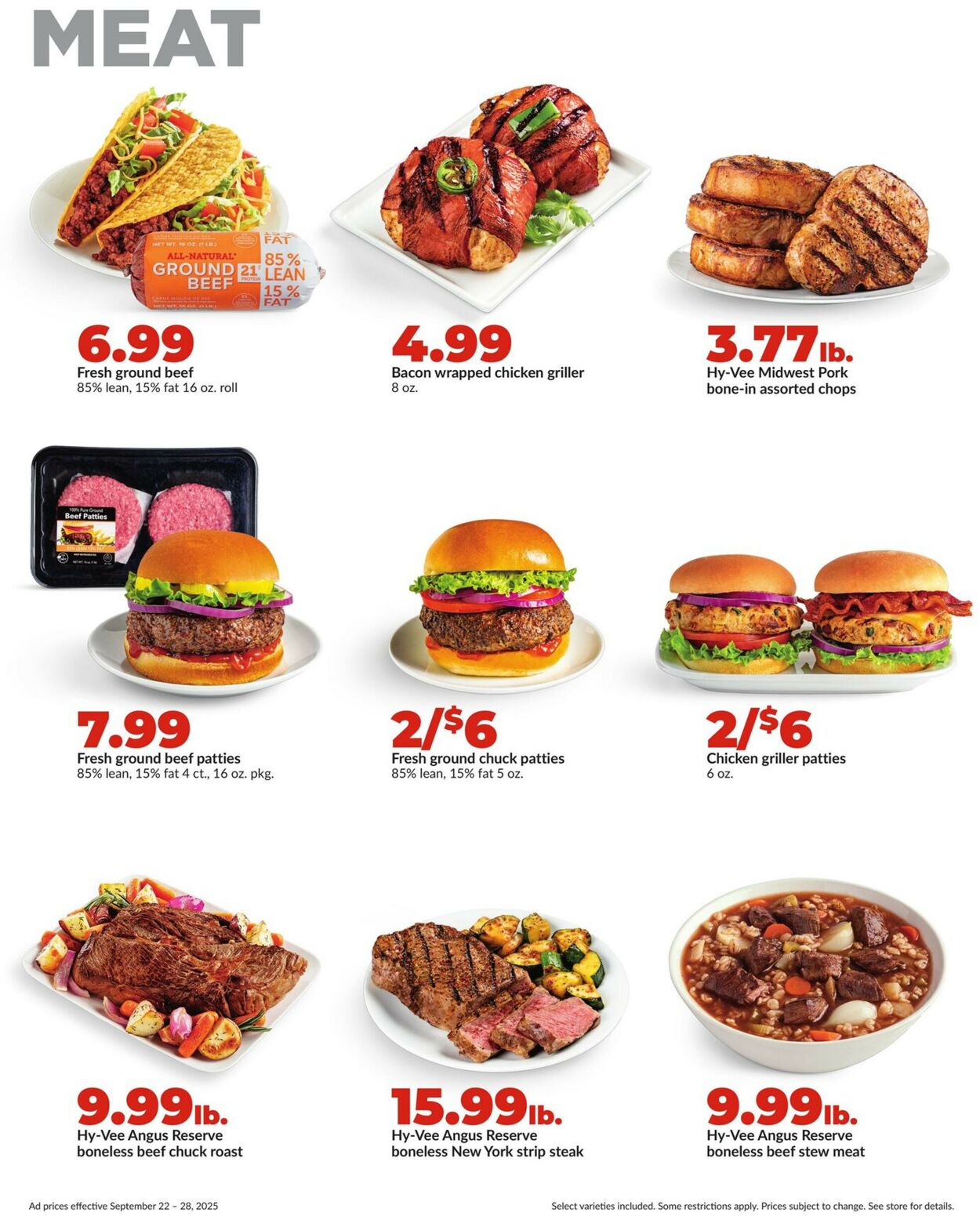 Catalogue HyVee from 09/22/2025