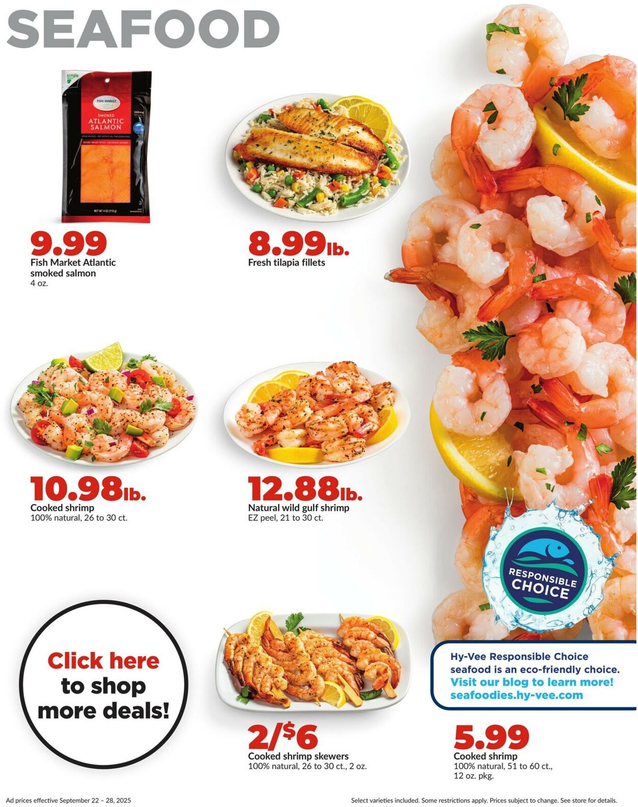 Catalogue HyVee from 09/22/2025