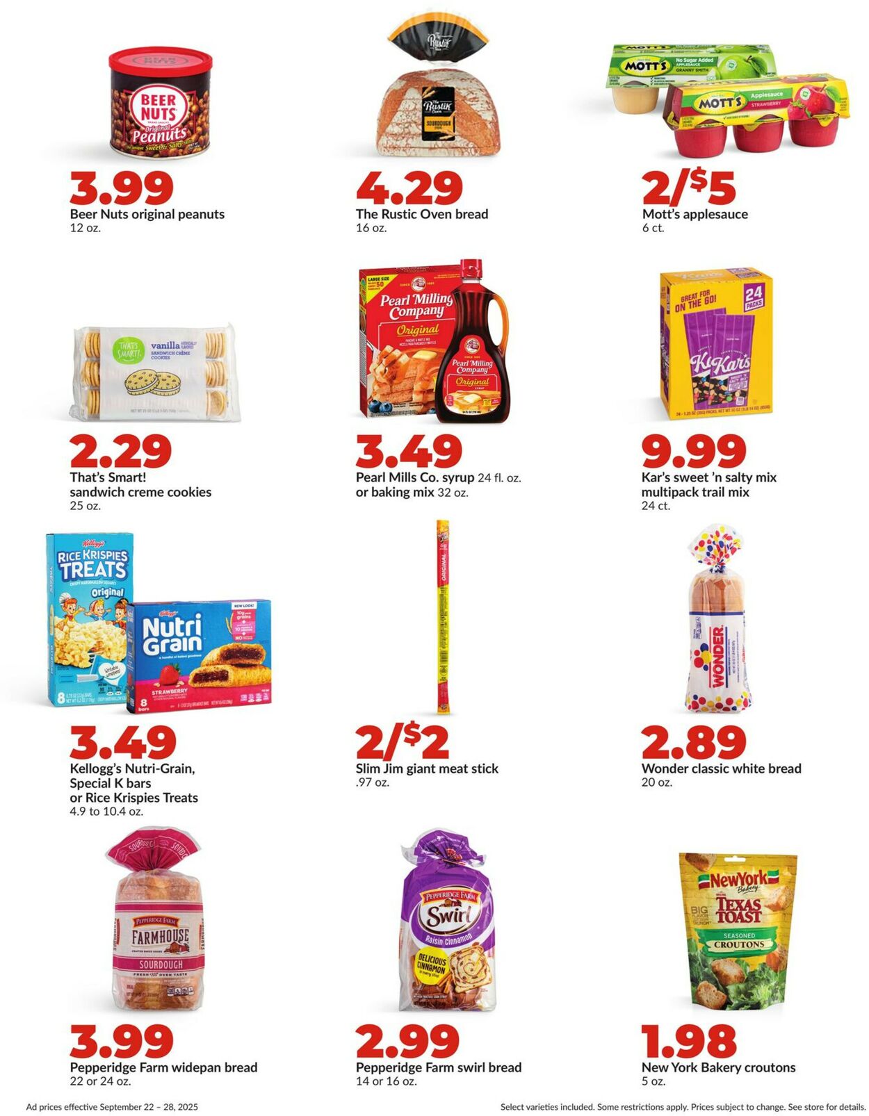 Catalogue HyVee from 09/22/2025