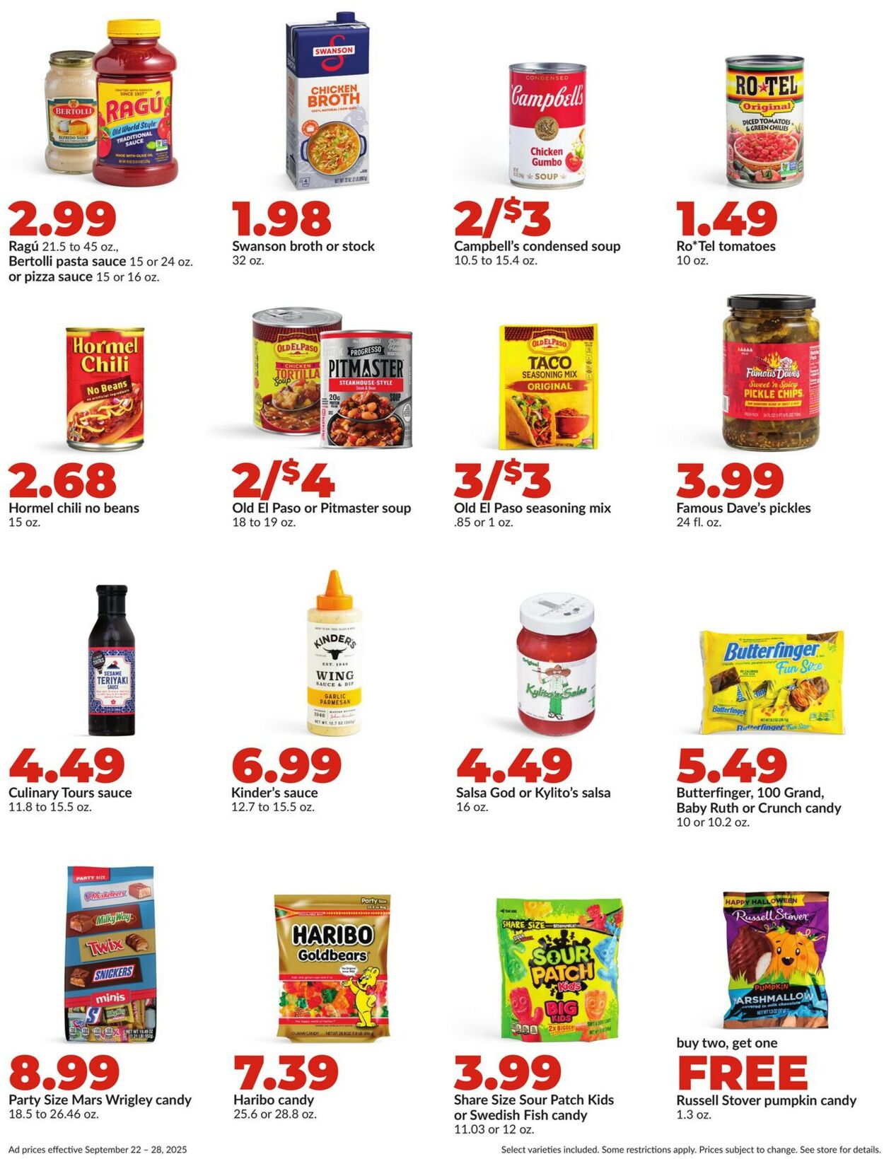 Catalogue HyVee from 09/22/2025