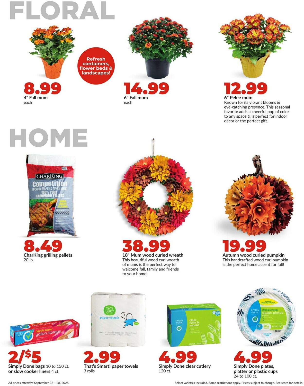 Catalogue HyVee from 09/22/2025