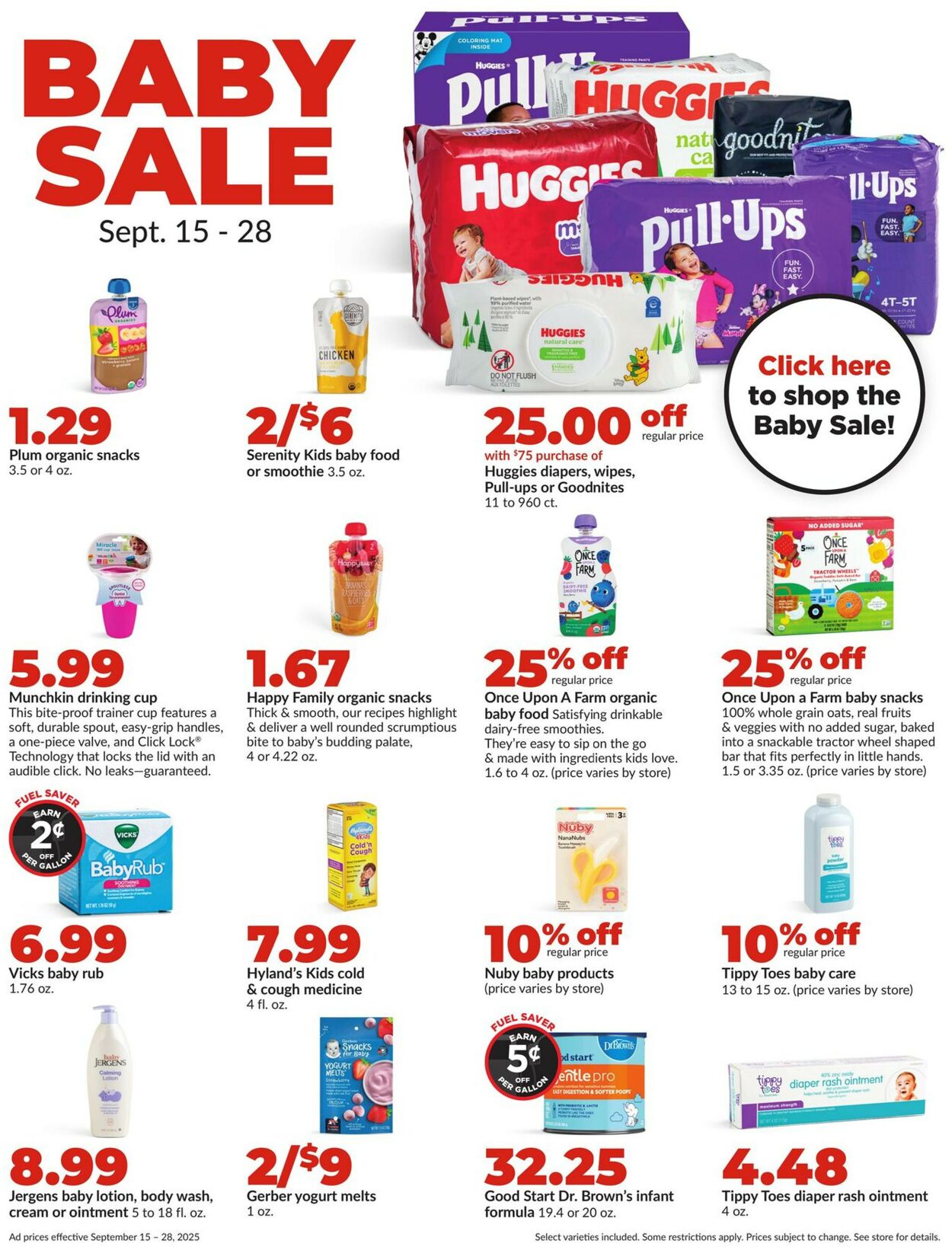 Catalogue HyVee from 09/22/2025