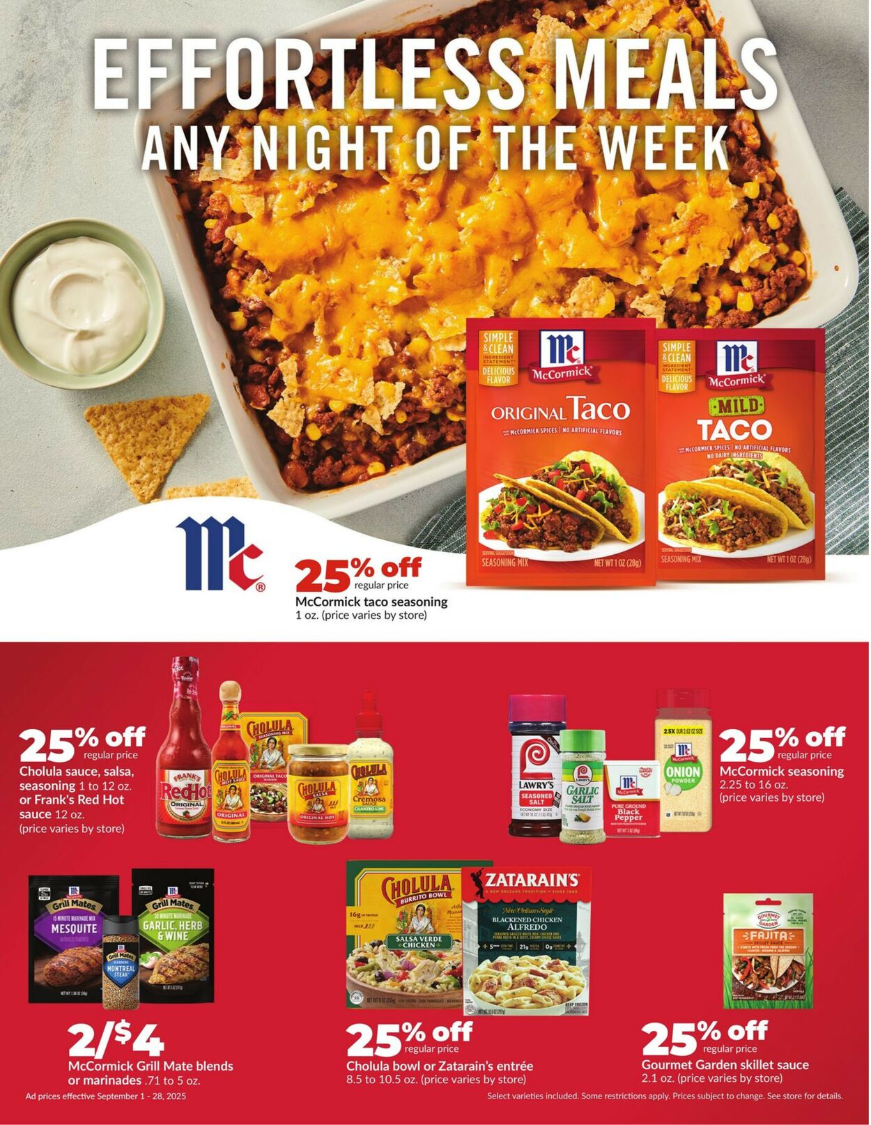 Catalogue HyVee from 09/01/2025