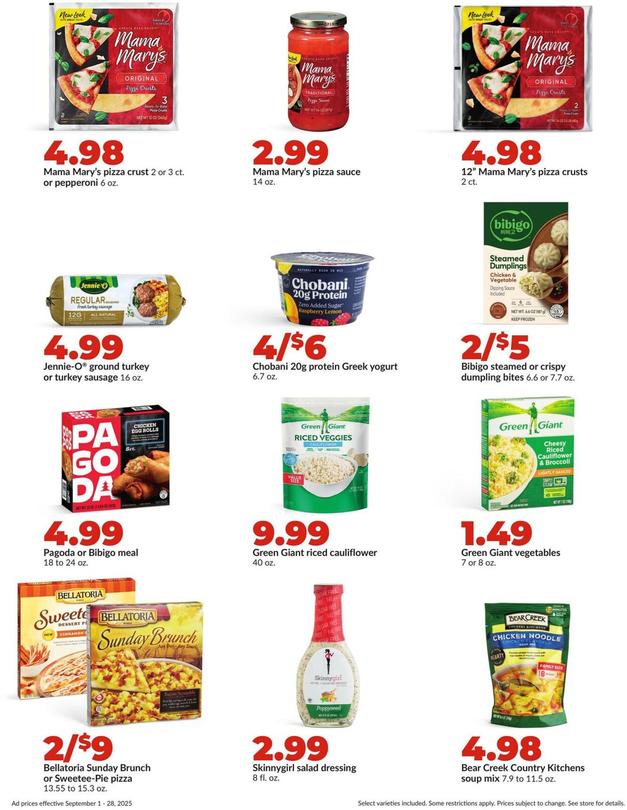 Catalogue HyVee from 09/01/2025