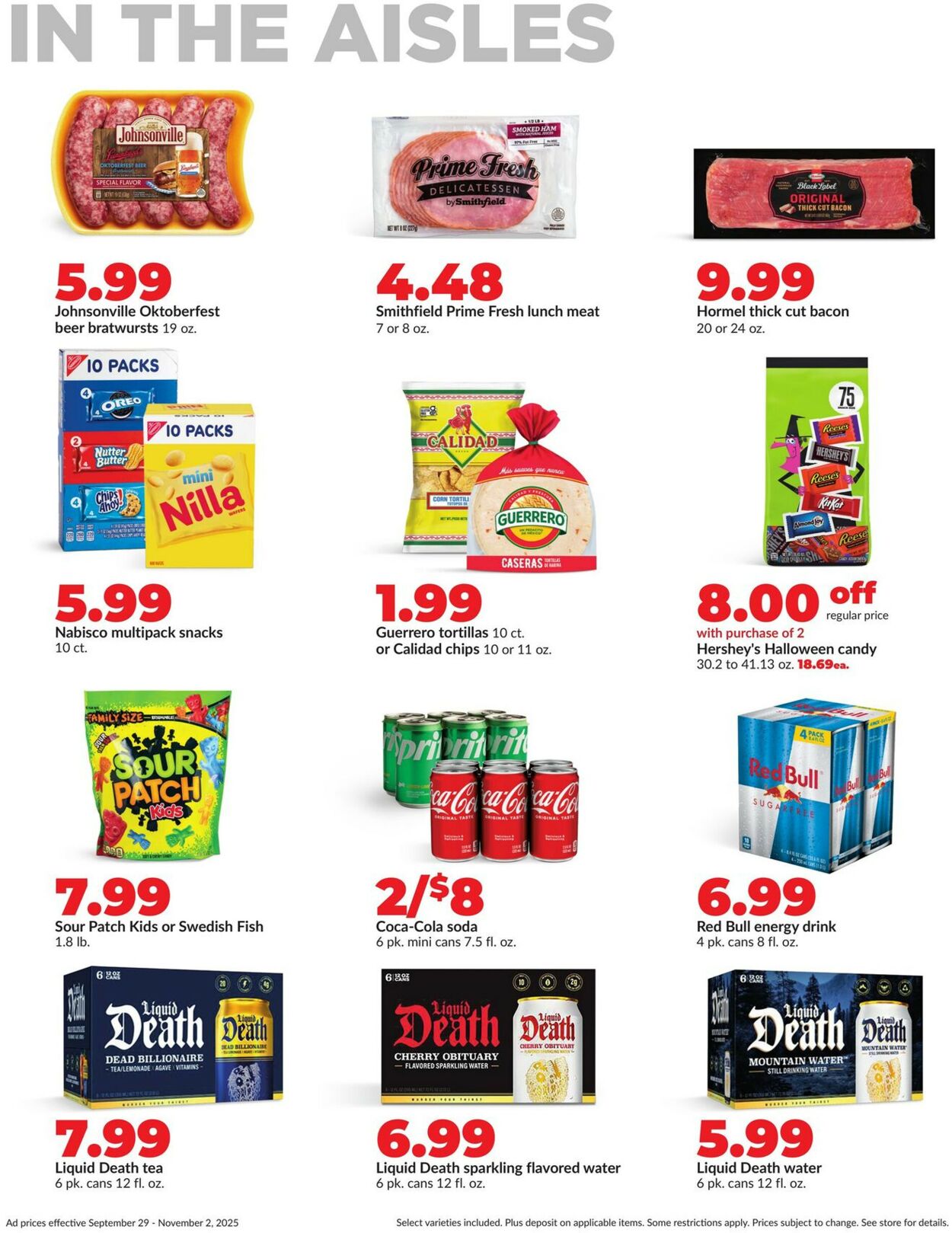 Catalogue HyVee from 09/29/2025