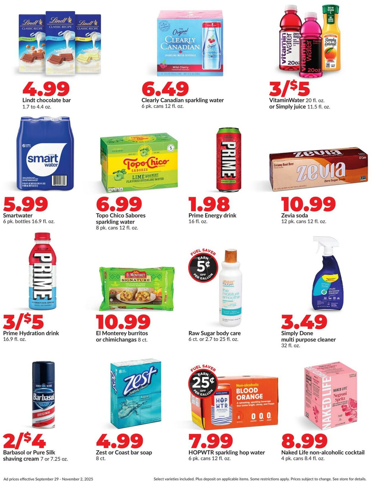 Catalogue HyVee from 09/29/2025