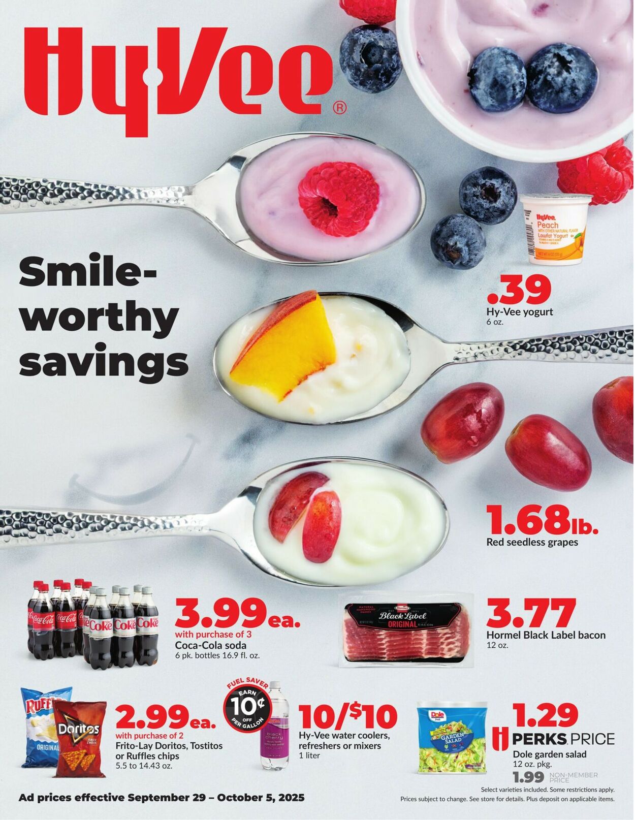 Catalogue HyVee from 09/29/2025