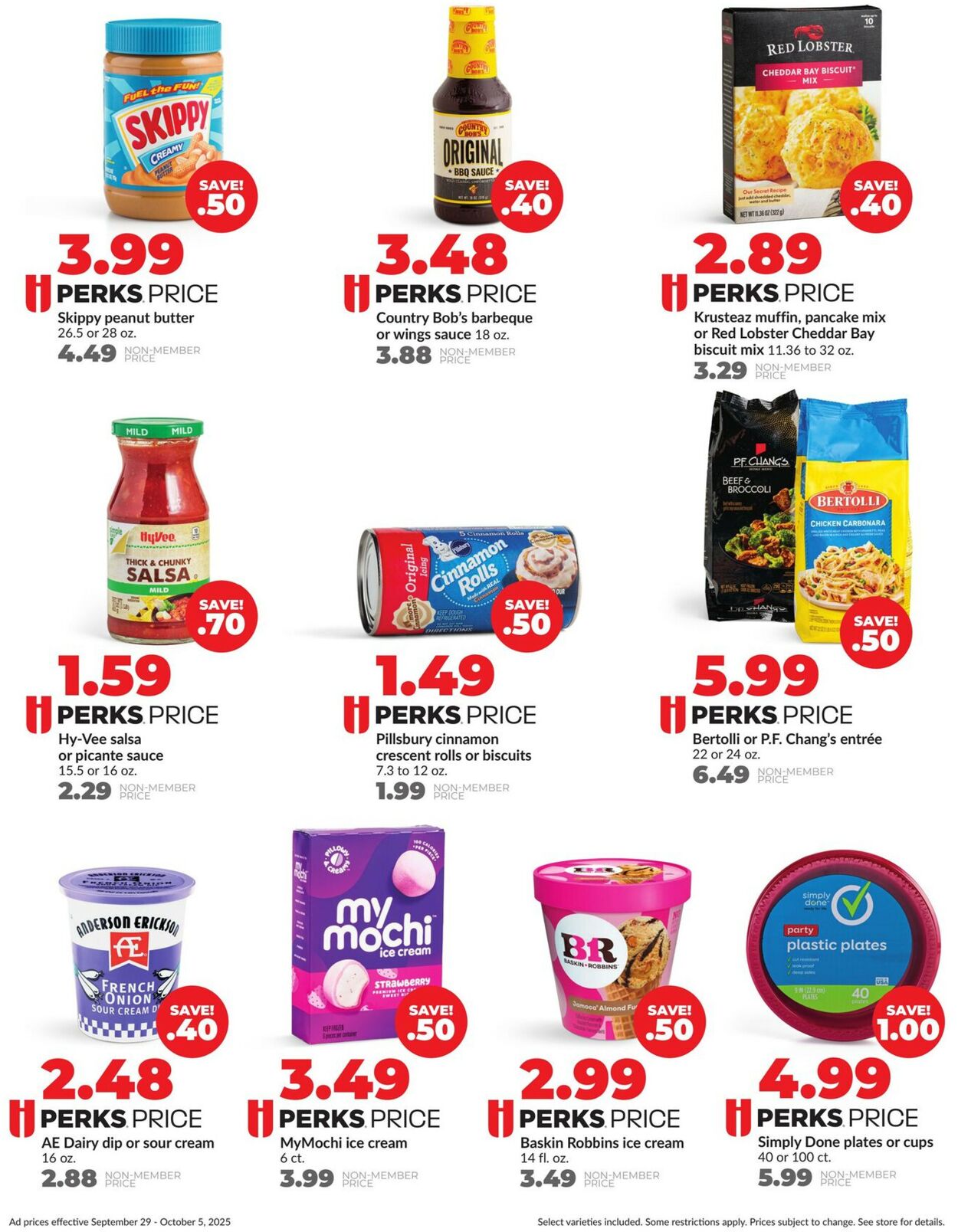 Catalogue HyVee from 09/29/2025