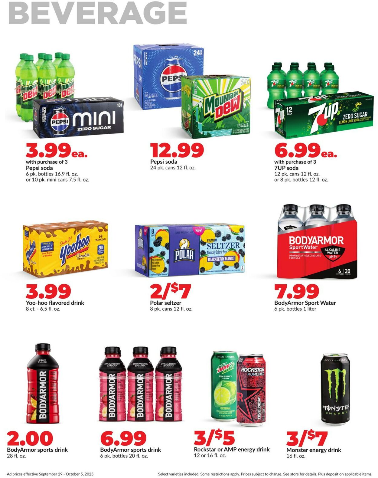 Catalogue HyVee from 09/29/2025
