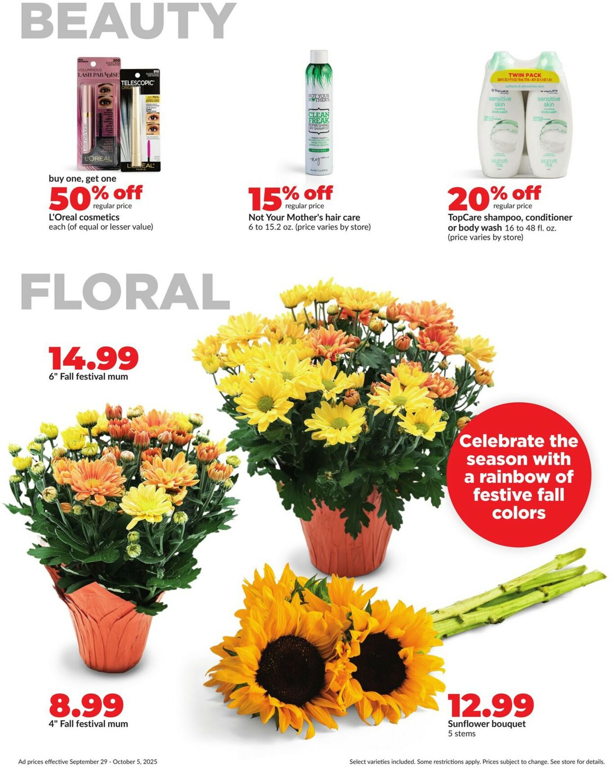 Catalogue HyVee from 09/29/2025