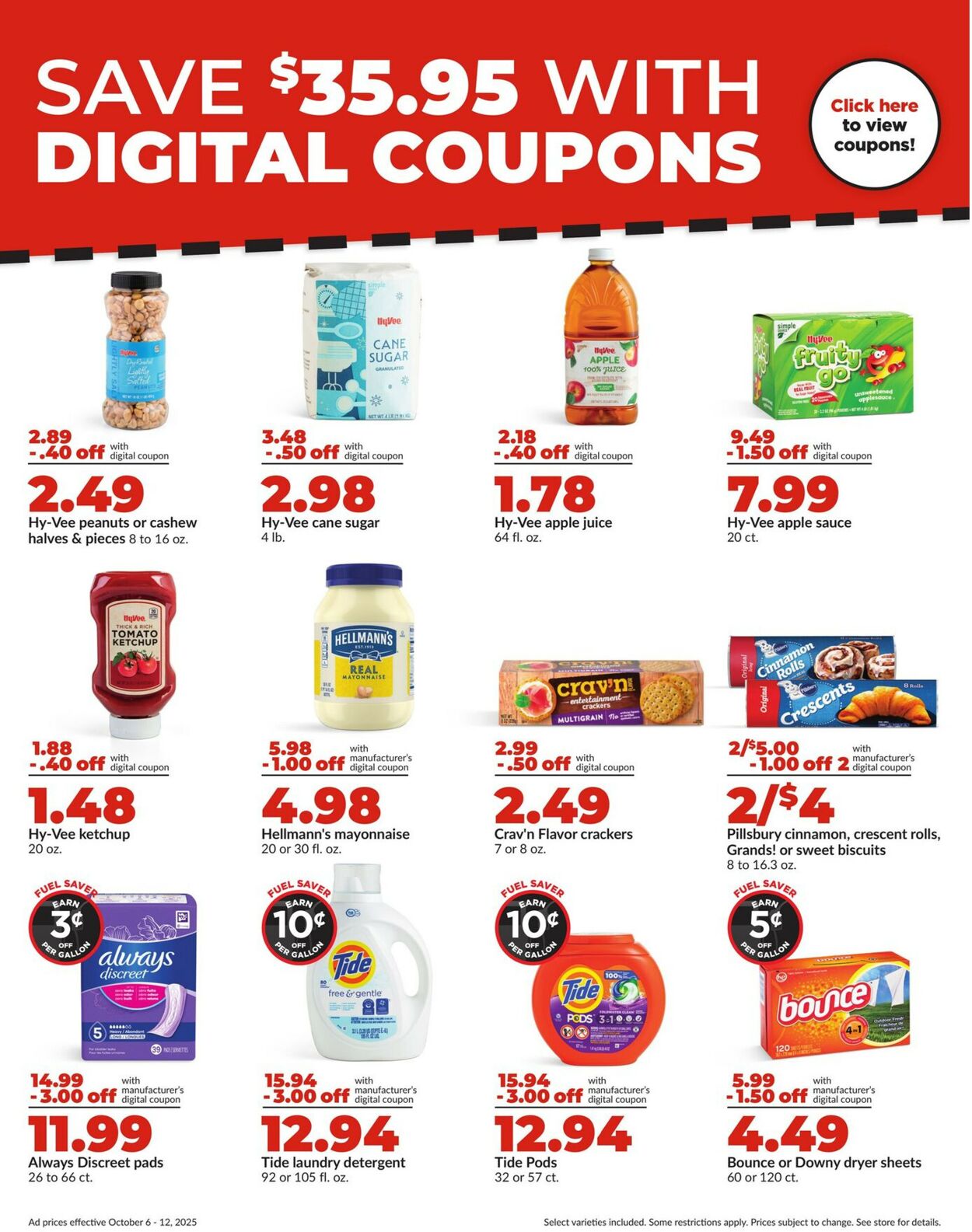 Catalogue HyVee from 10/06/2025