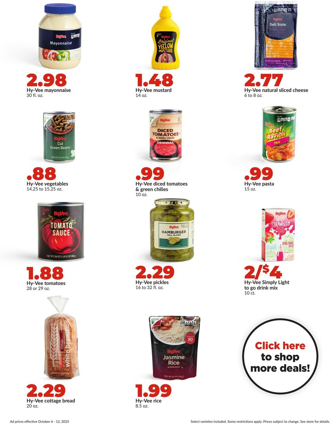 Catalogue HyVee from 10/06/2025