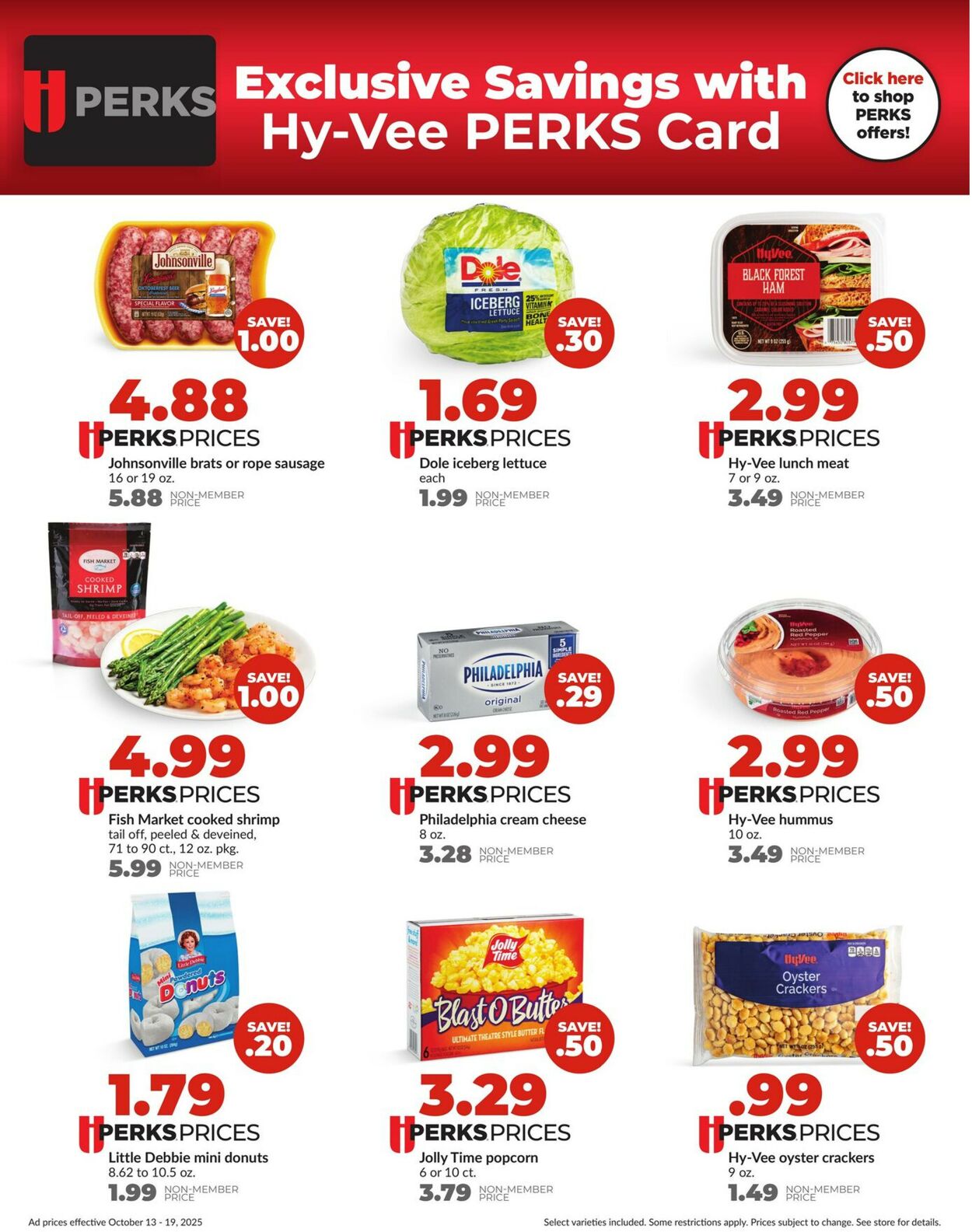 Catalogue HyVee from 10/13/2025