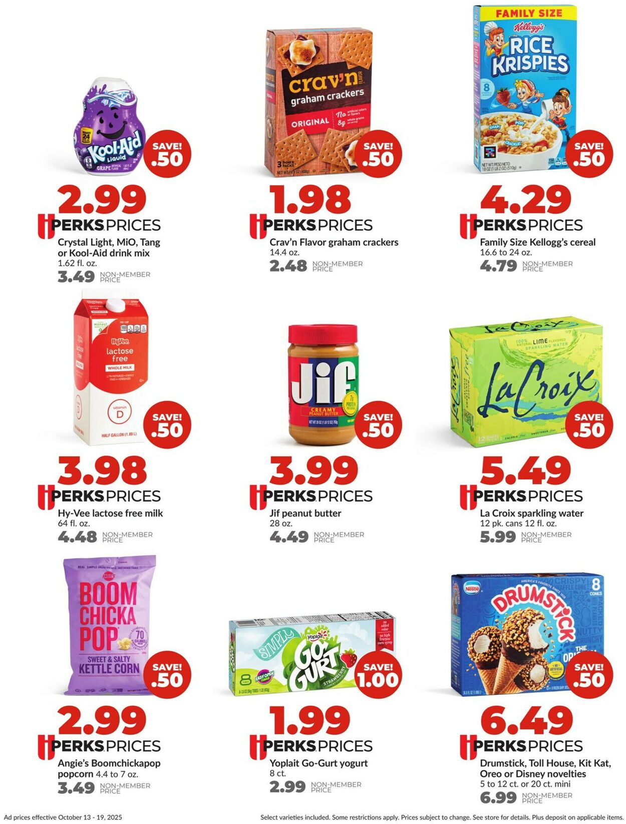 Catalogue HyVee from 10/13/2025