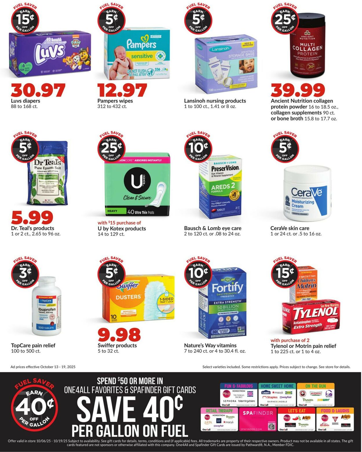 Catalogue HyVee from 10/13/2025