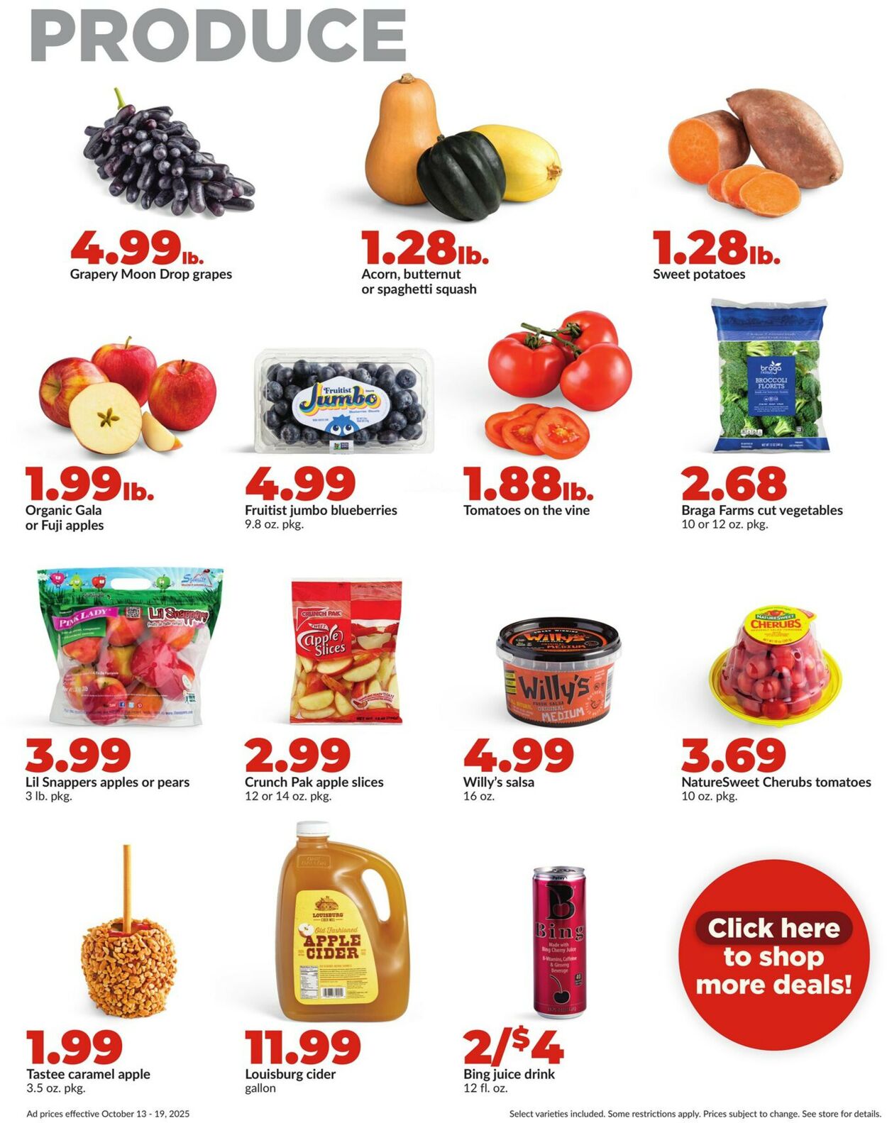 Catalogue HyVee from 10/13/2025