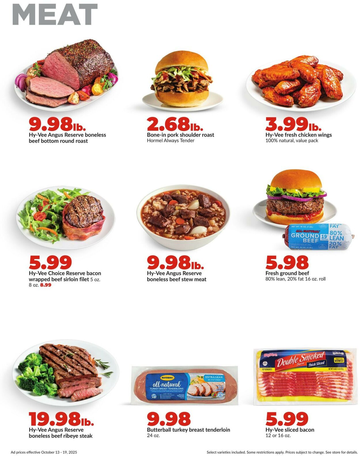 Catalogue HyVee from 10/13/2025