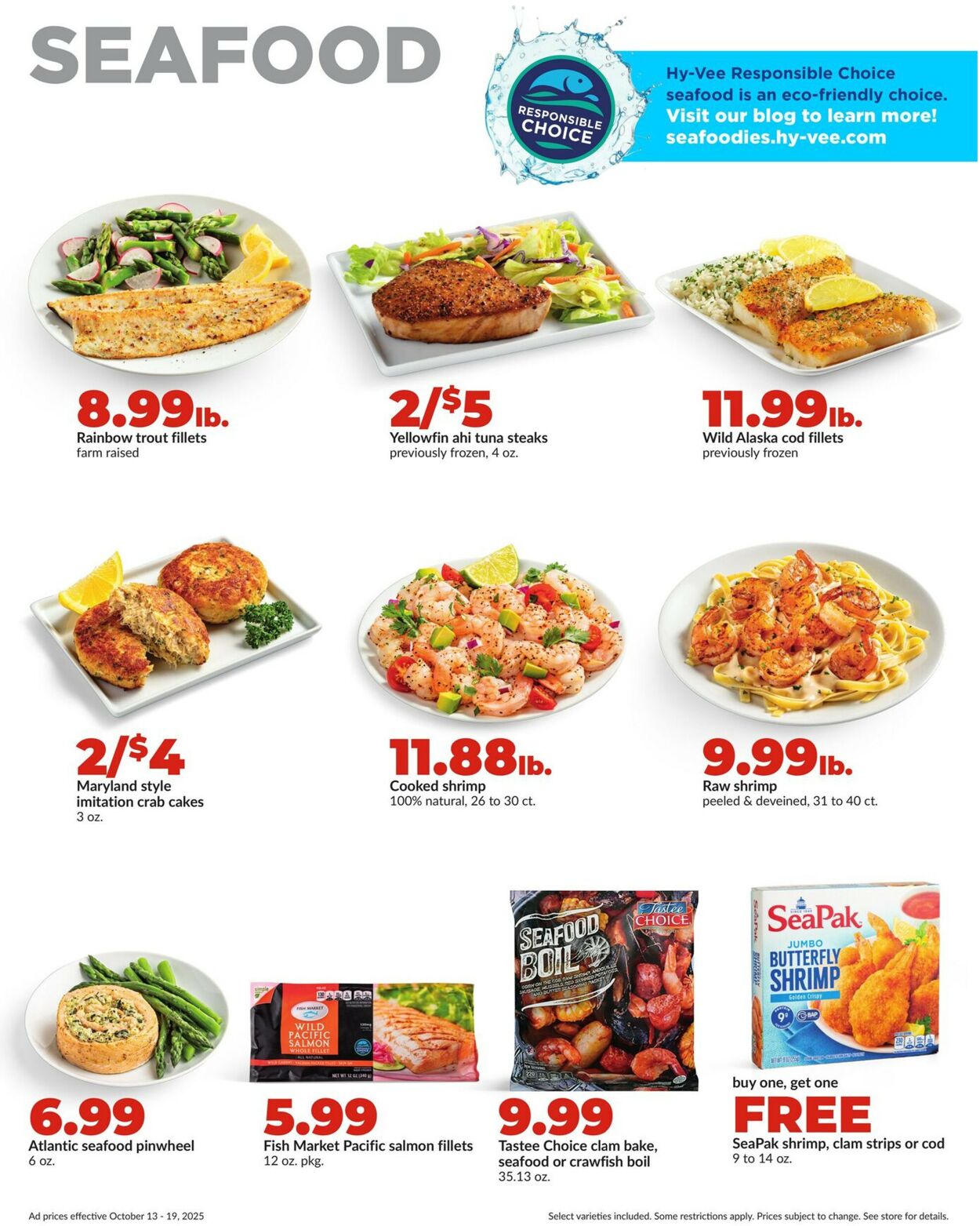 Catalogue HyVee from 10/13/2025
