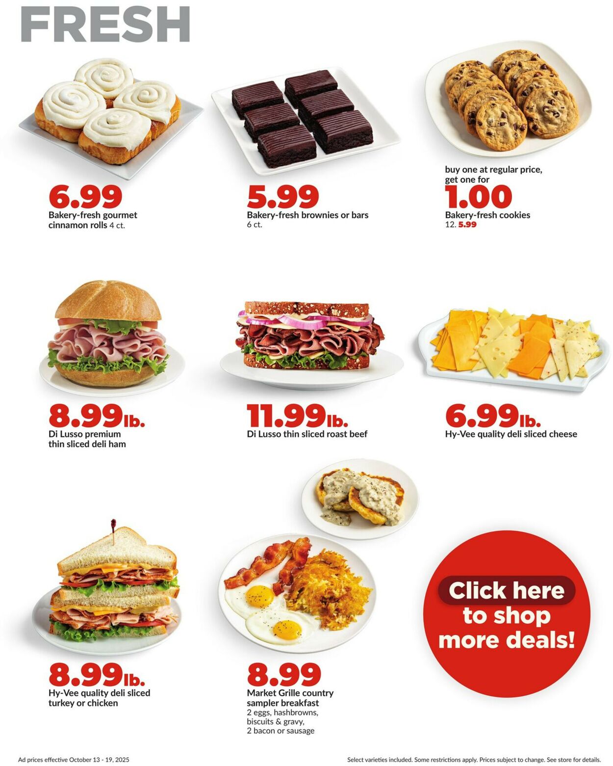 Catalogue HyVee from 10/13/2025