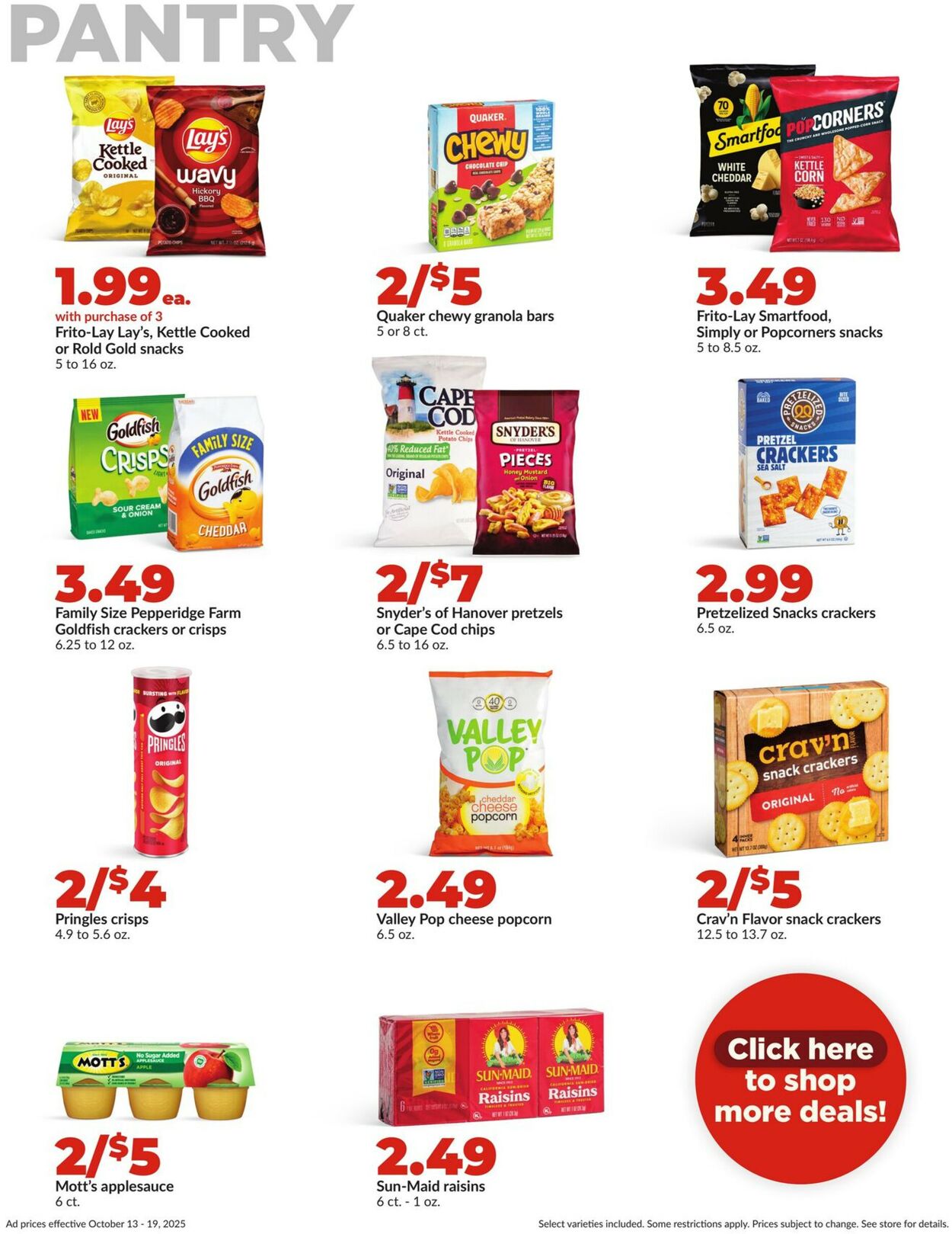 Catalogue HyVee from 10/13/2025