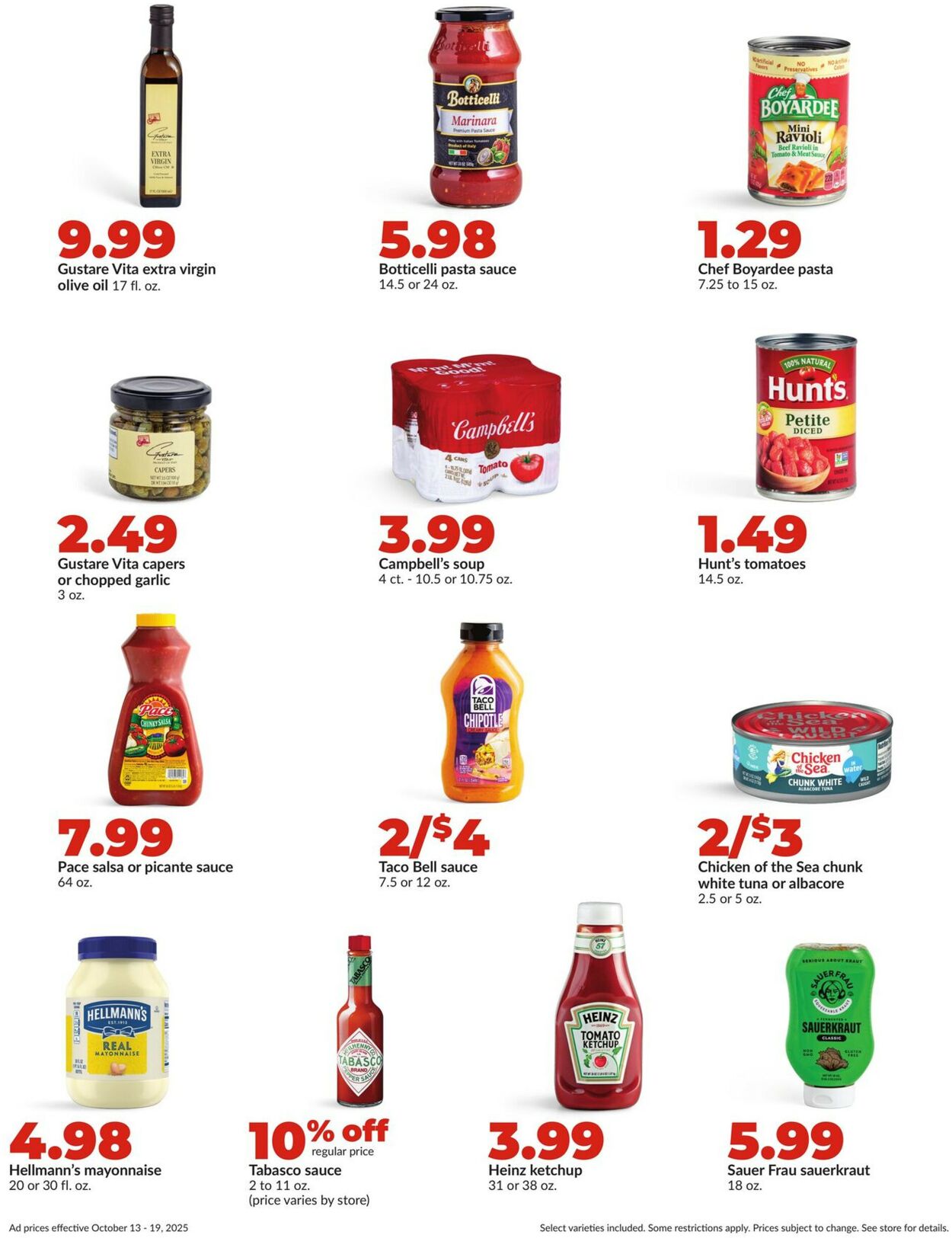 Catalogue HyVee from 10/13/2025