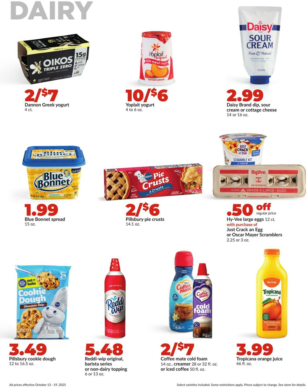 Catalogue HyVee from 10/13/2025