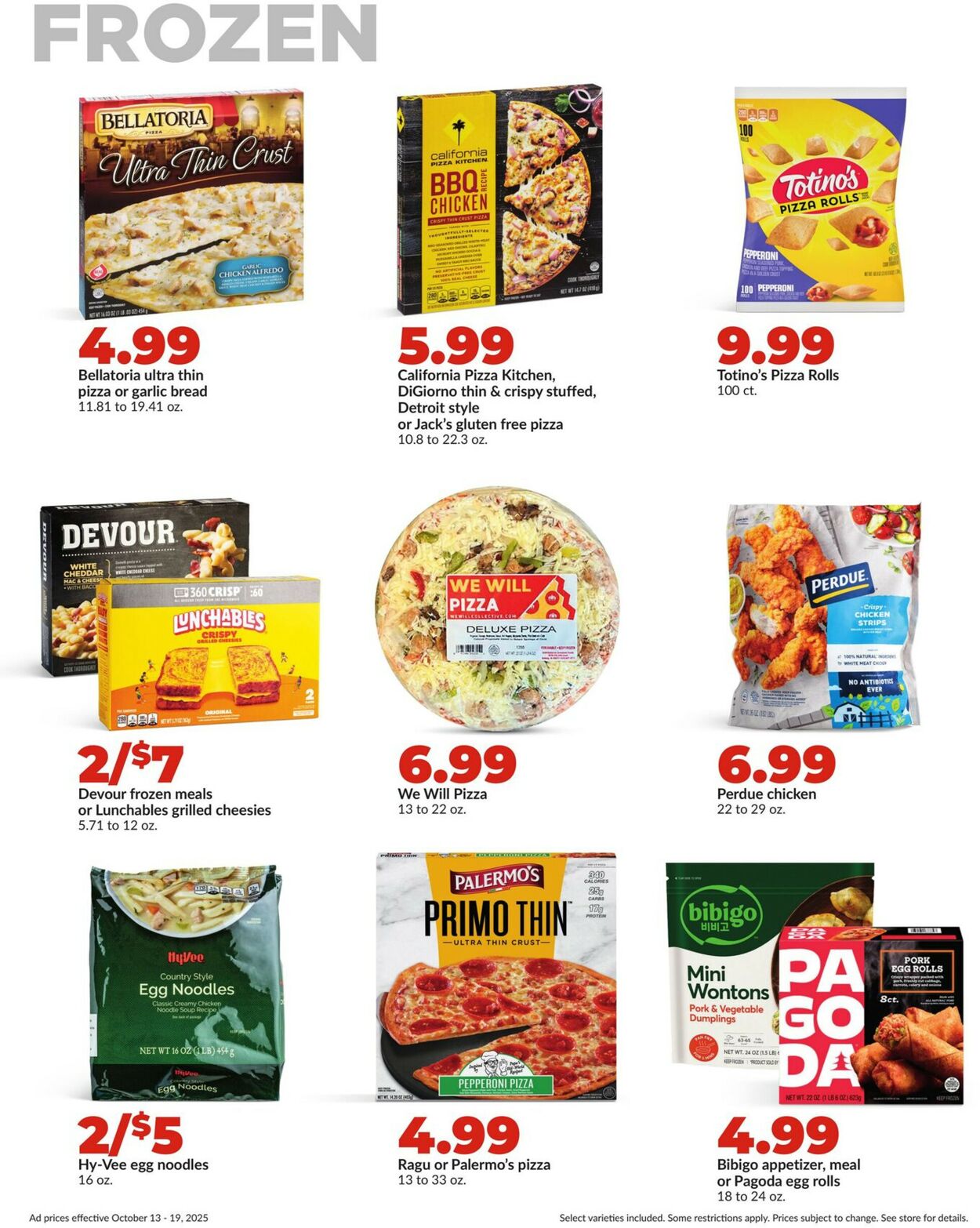 Catalogue HyVee from 10/13/2025