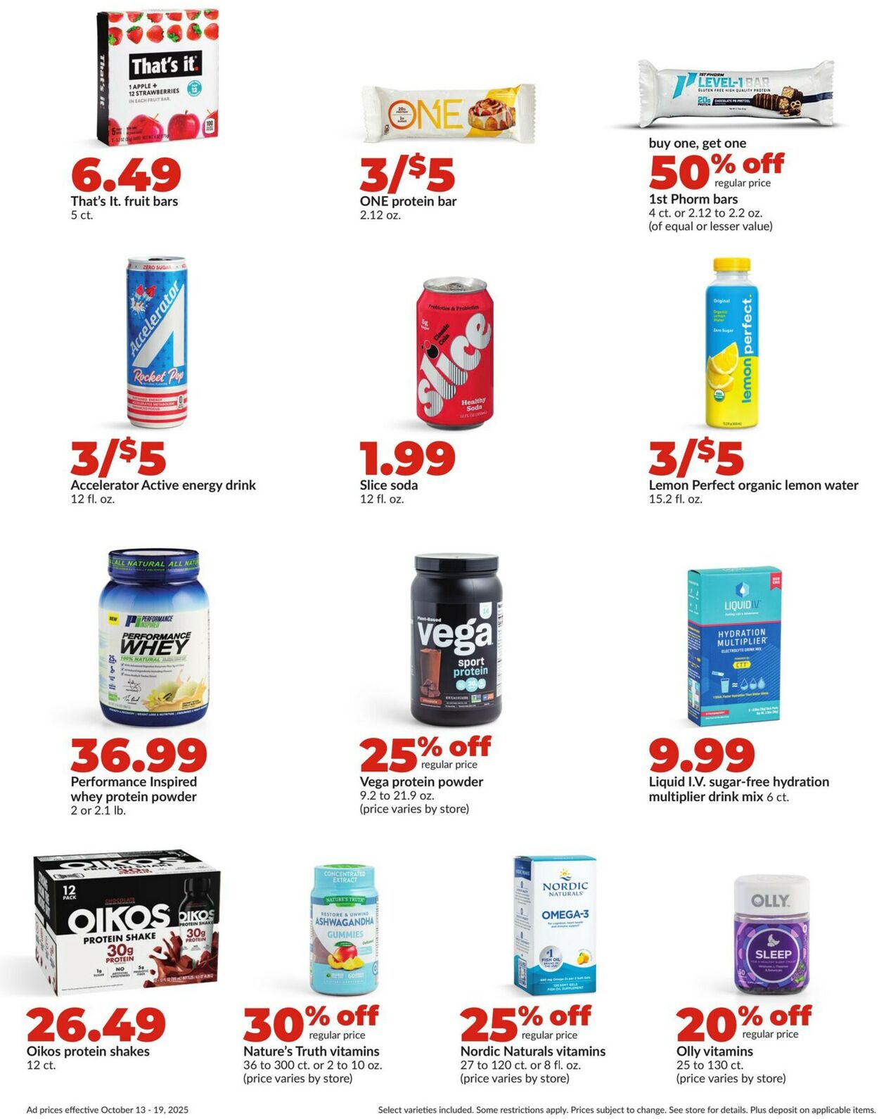 Catalogue HyVee from 10/13/2025
