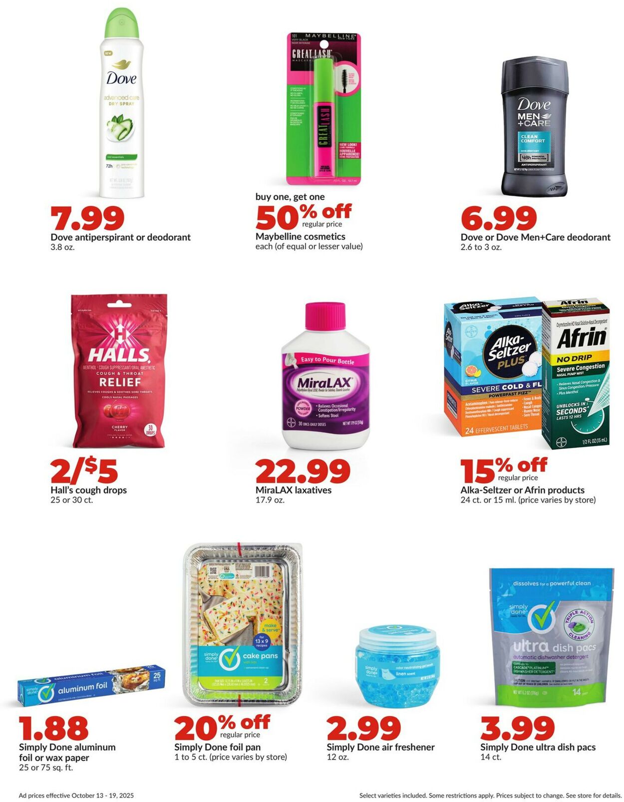 Catalogue HyVee from 10/13/2025