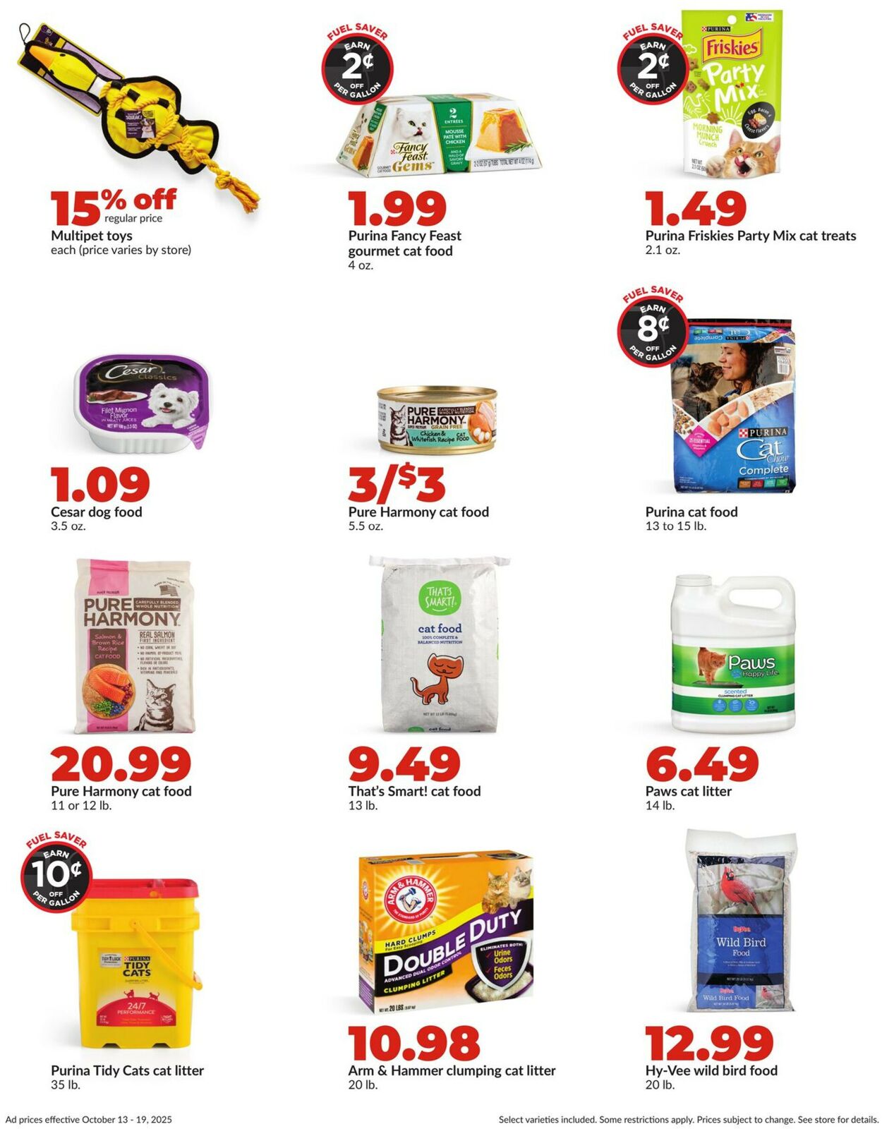 Catalogue HyVee from 10/13/2025