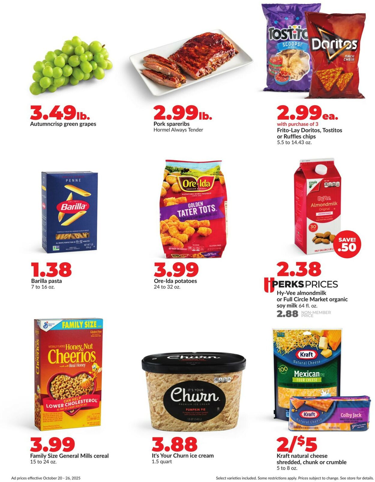 Catalogue HyVee from 10/20/2025