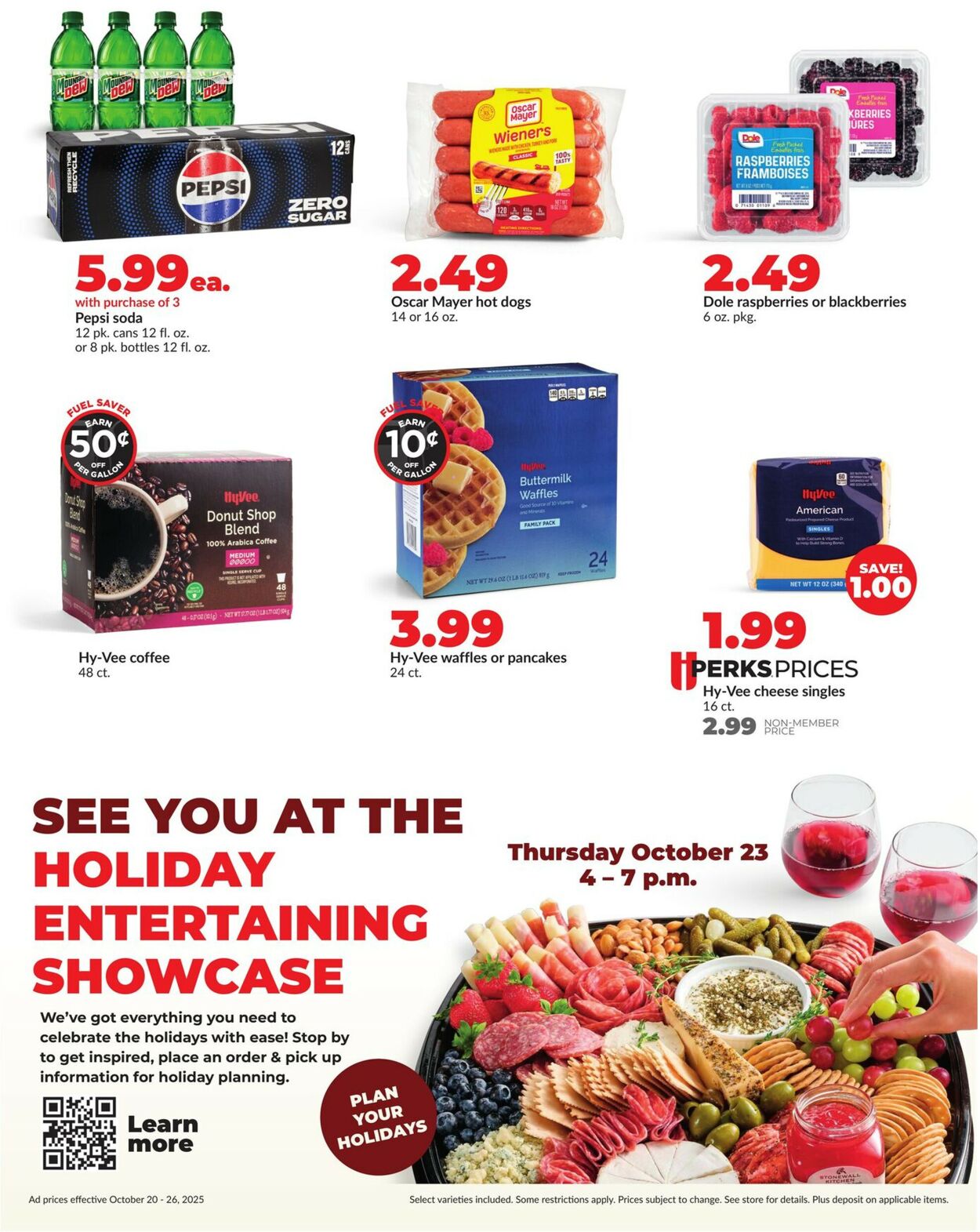 Catalogue HyVee from 10/20/2025