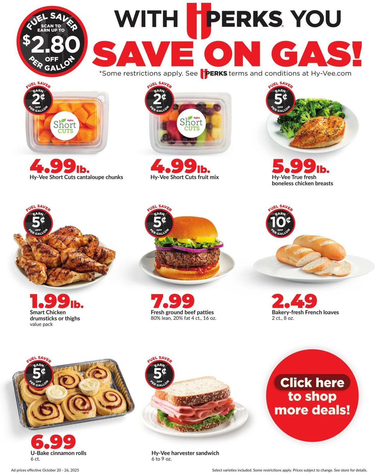 Catalogue HyVee from 10/20/2025
