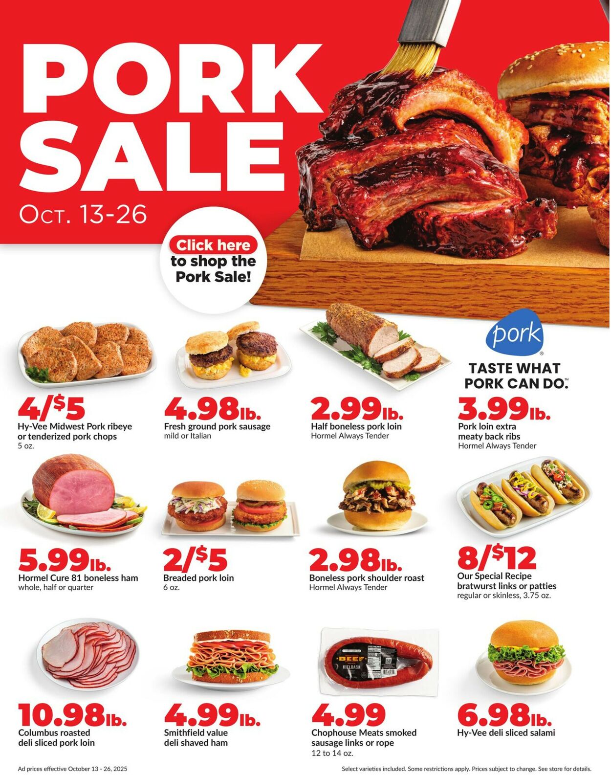 Catalogue HyVee from 10/20/2025