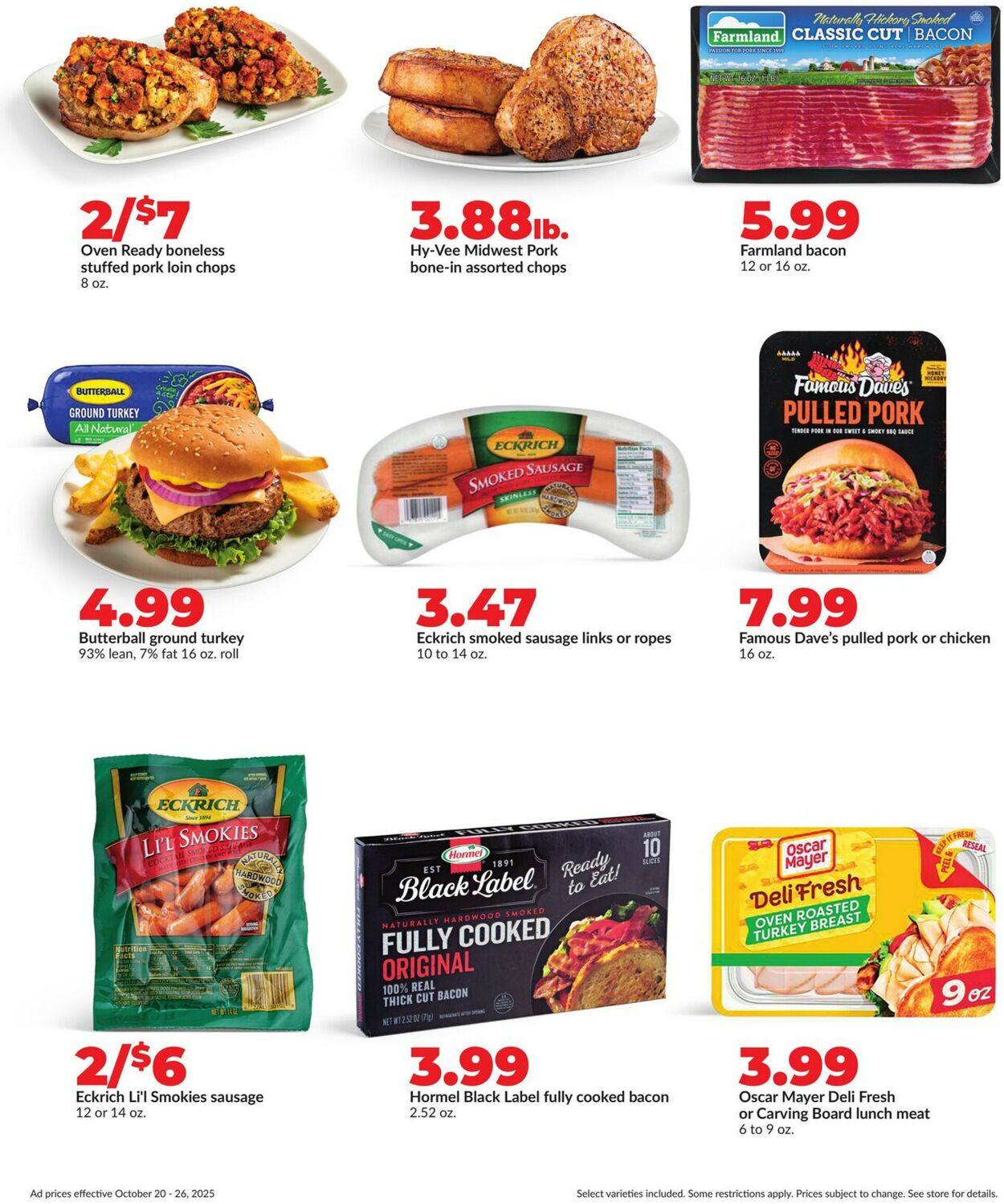 Catalogue HyVee from 10/20/2025