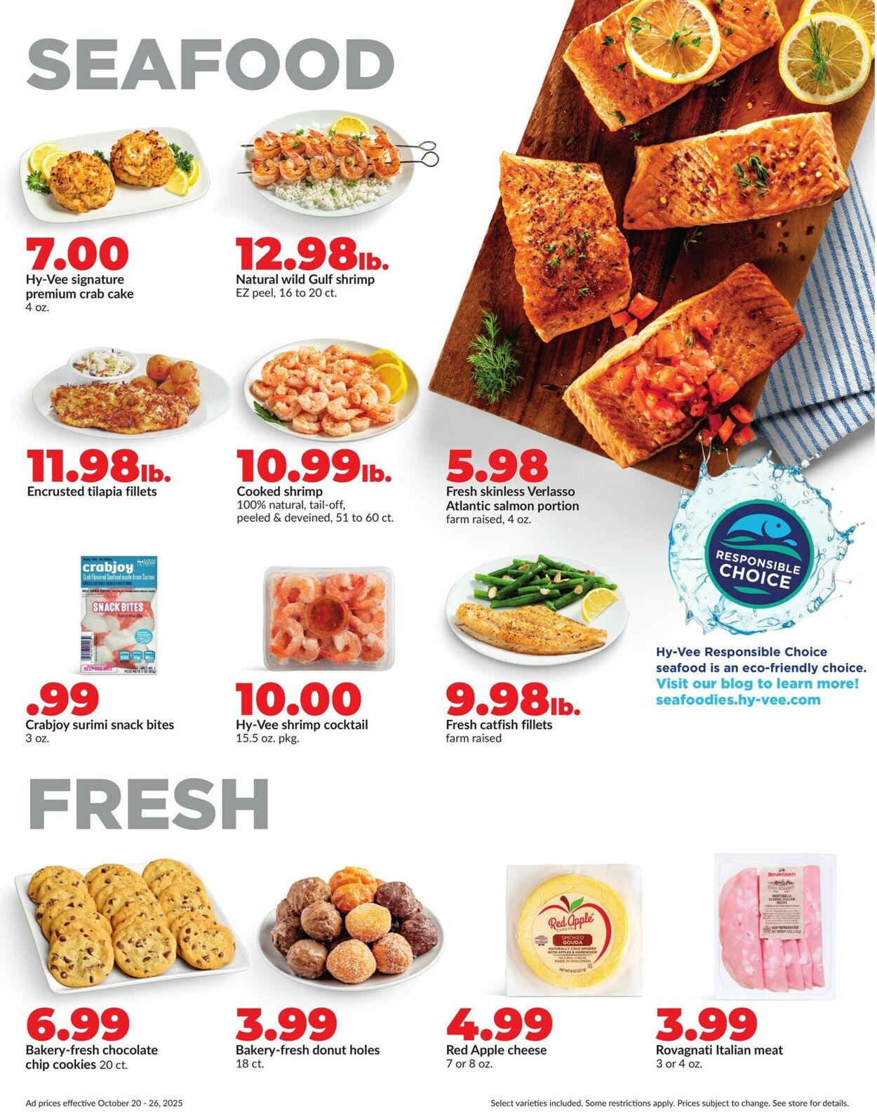 Catalogue HyVee from 10/20/2025