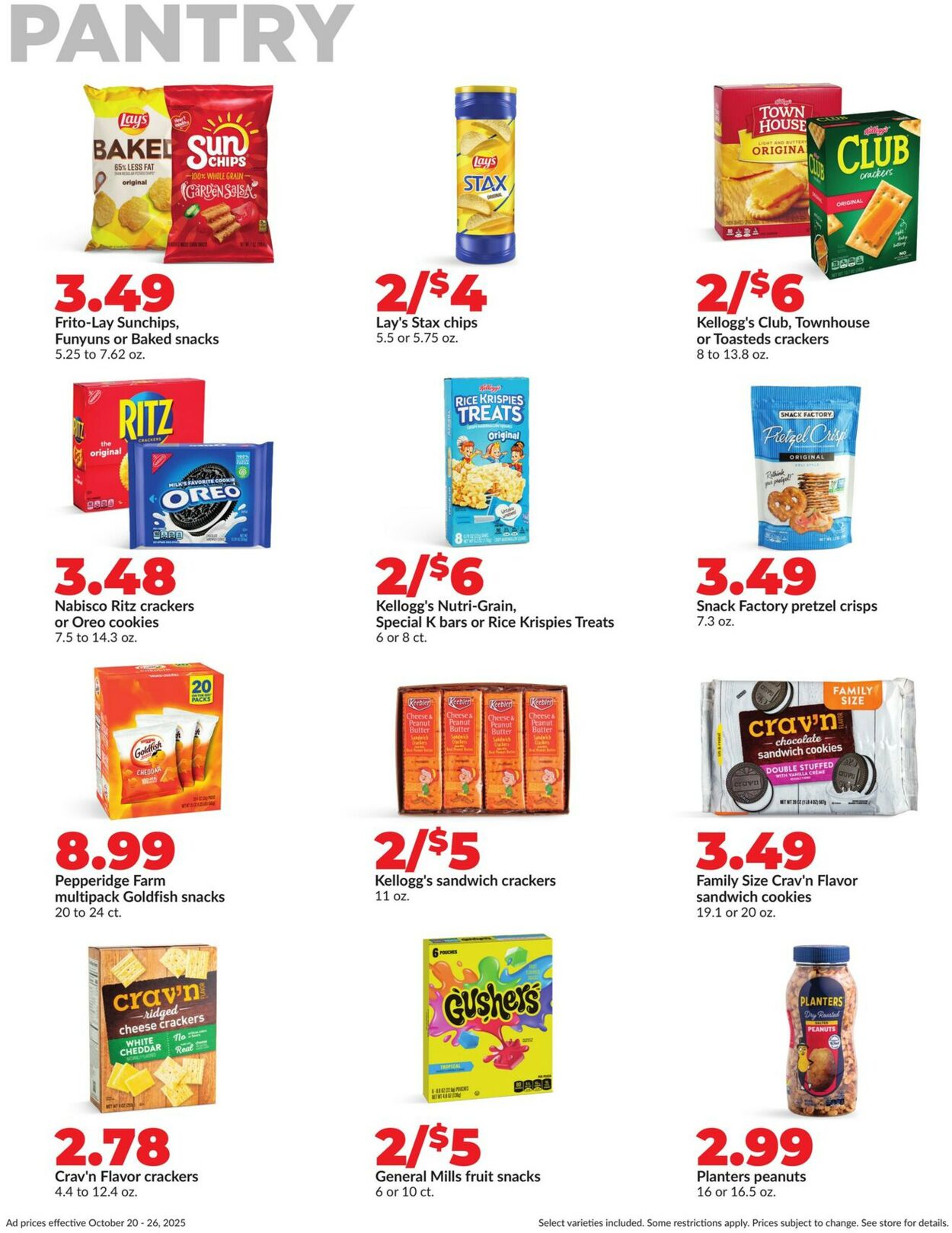 Catalogue HyVee from 10/20/2025