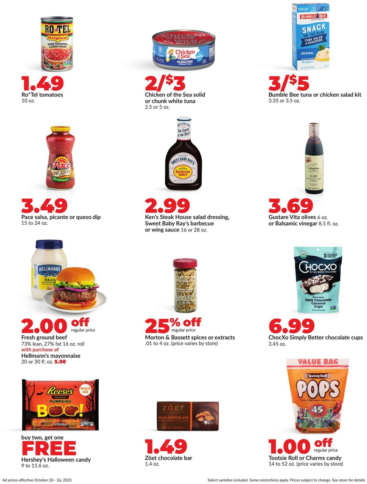 Catalogue HyVee from 10/20/2025