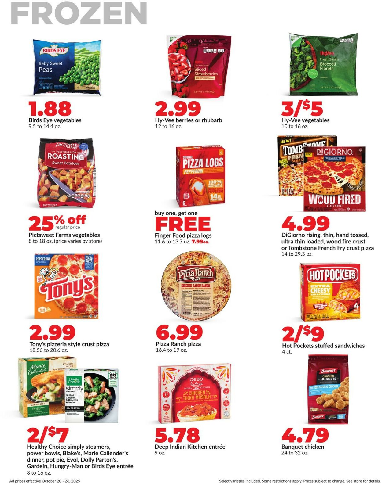 Catalogue HyVee from 10/20/2025