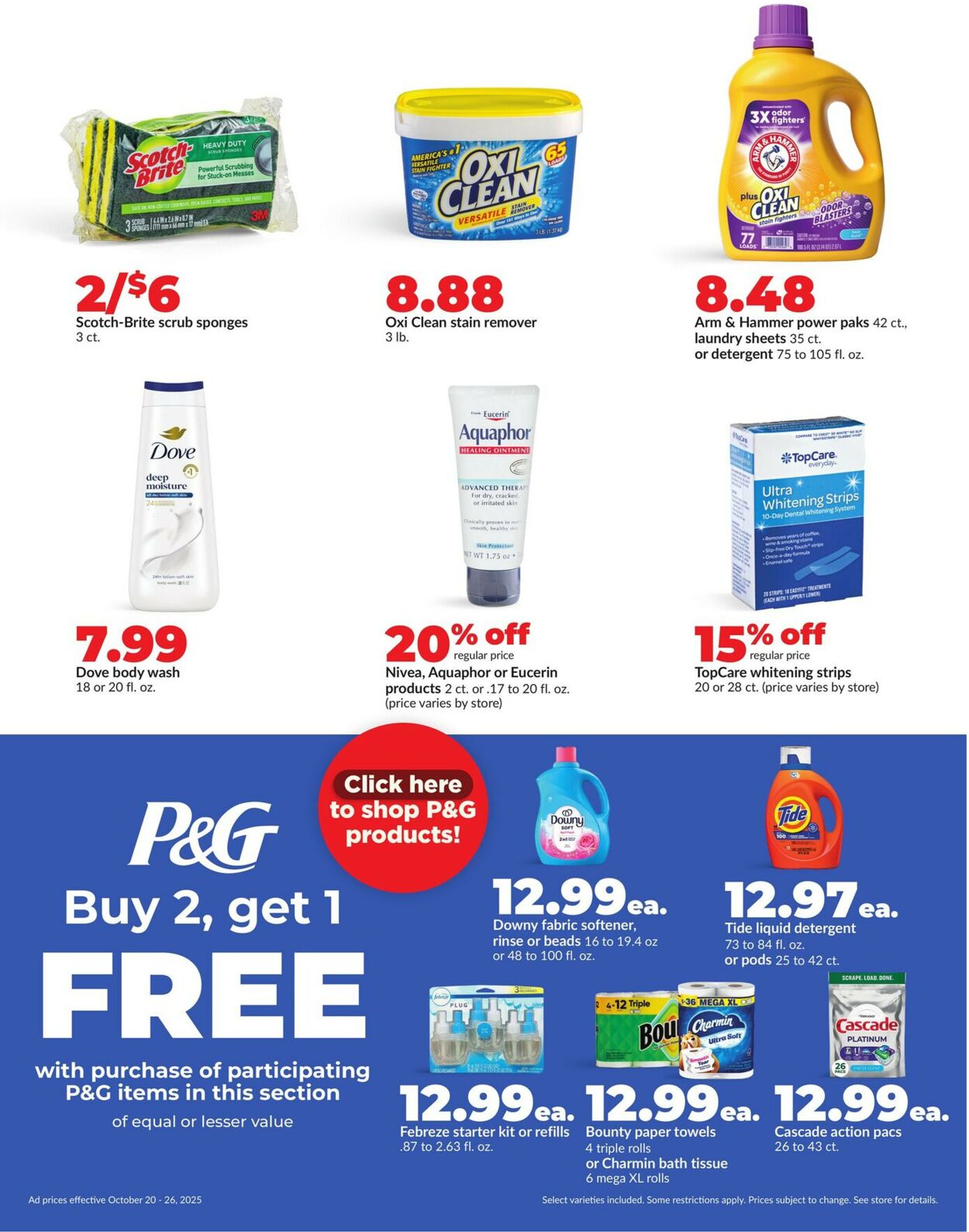 Catalogue HyVee from 10/20/2025