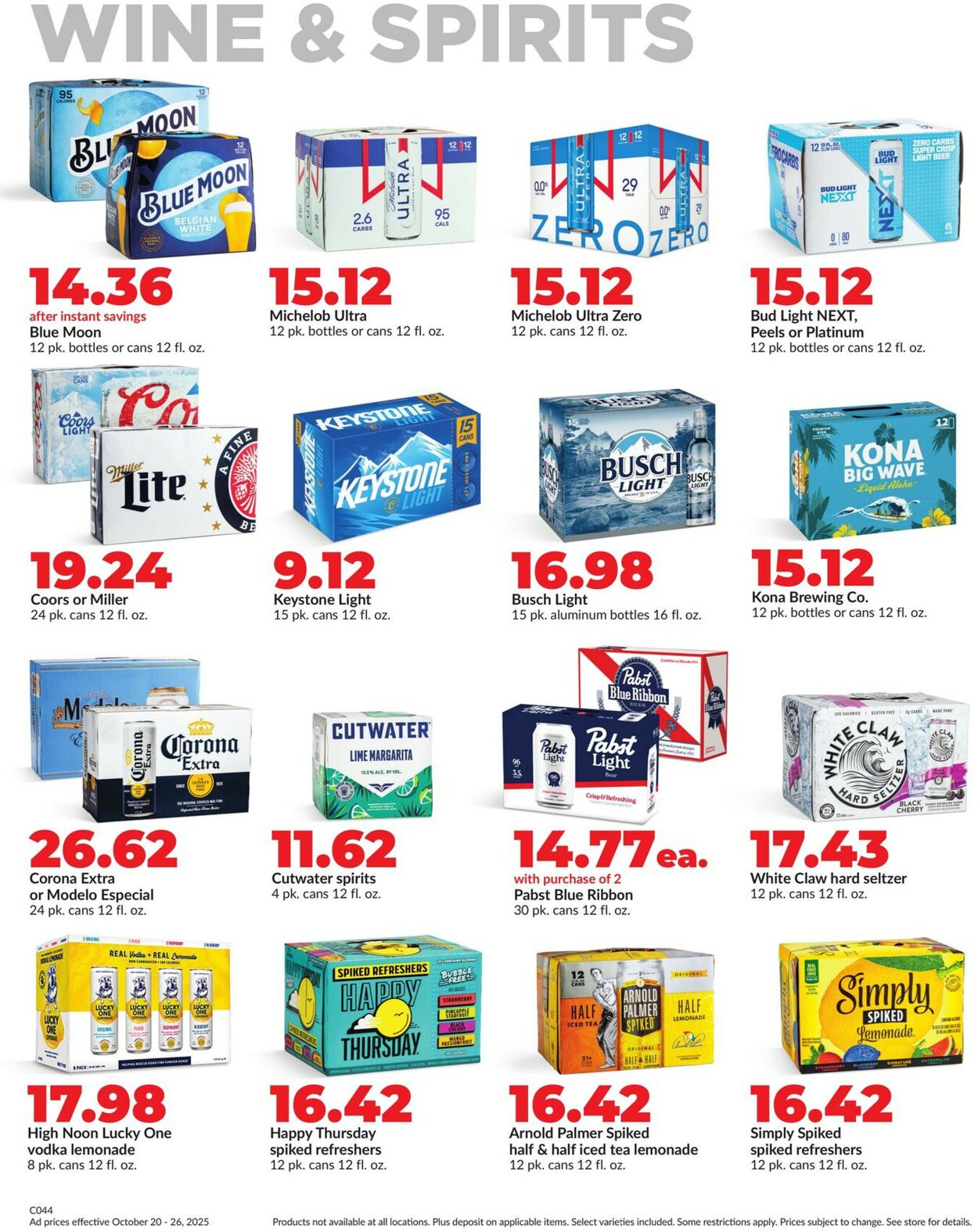 Catalogue HyVee from 10/20/2025