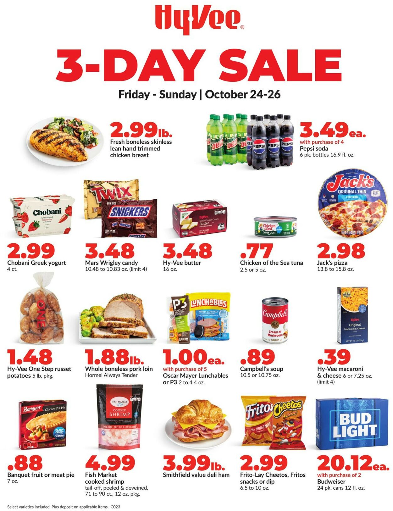 Catalogue HyVee from 10/24/2025