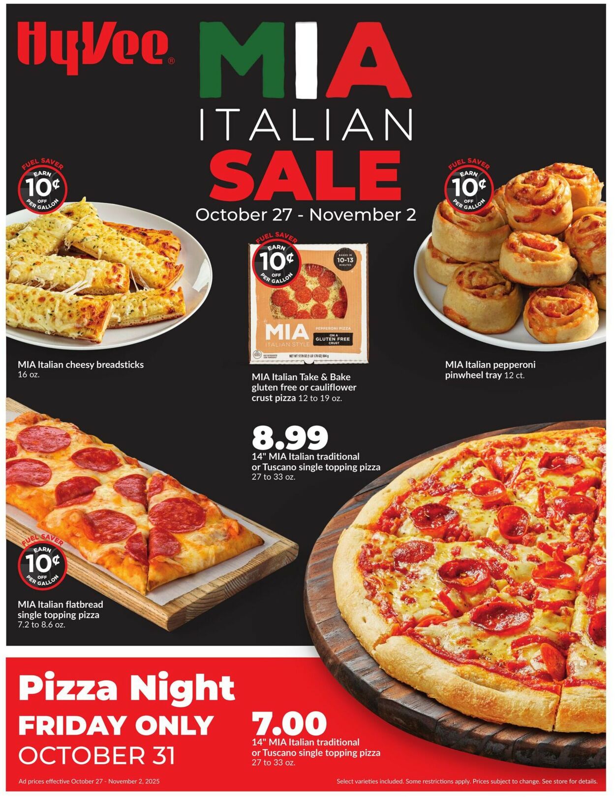 Catalogue HyVee from 10/27/2025